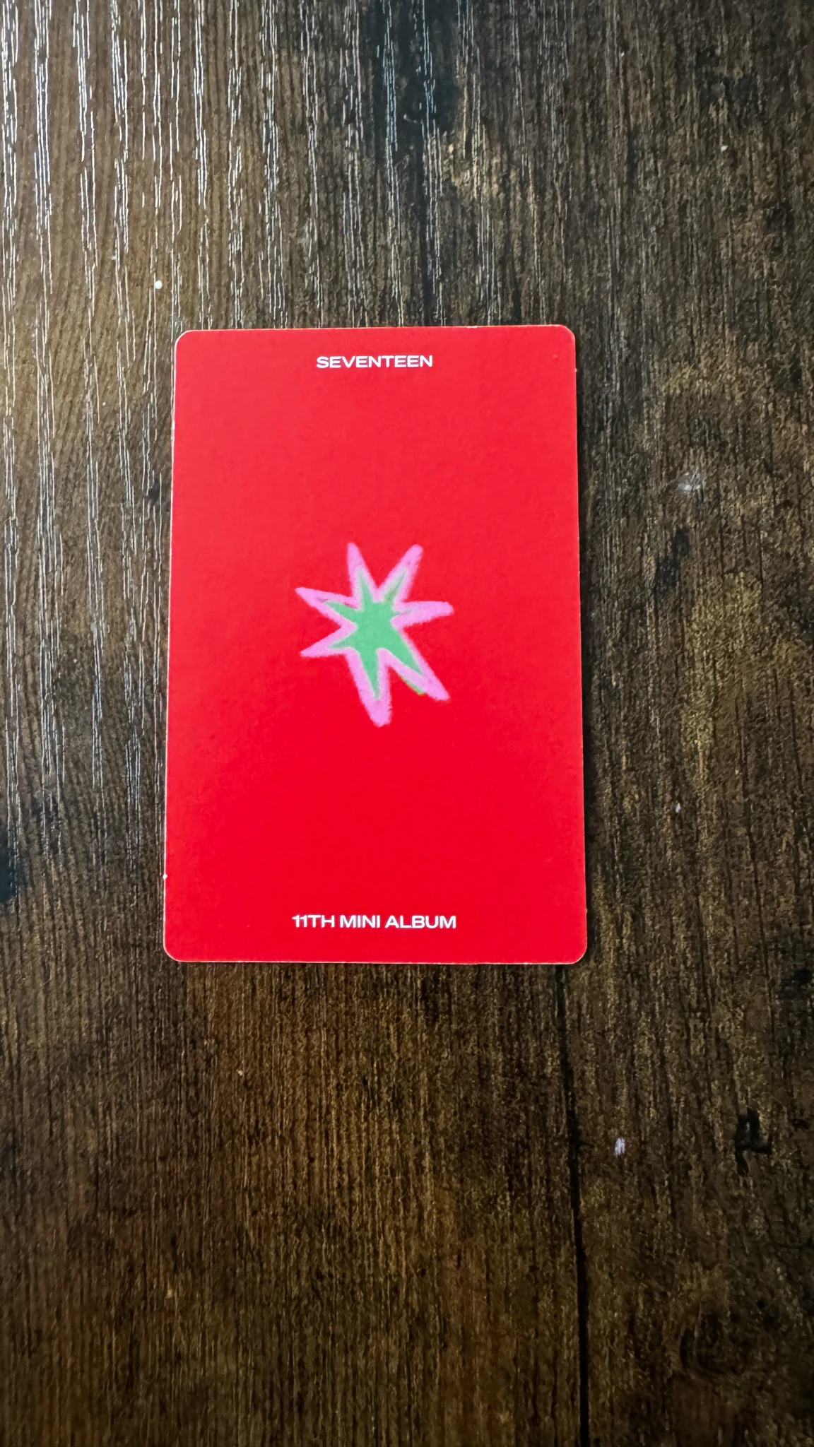 SEVENTEEN Jun SEVENTEEN - Jun - Seventeenth Heaven Album album inclusion mini photocard listing photo 2