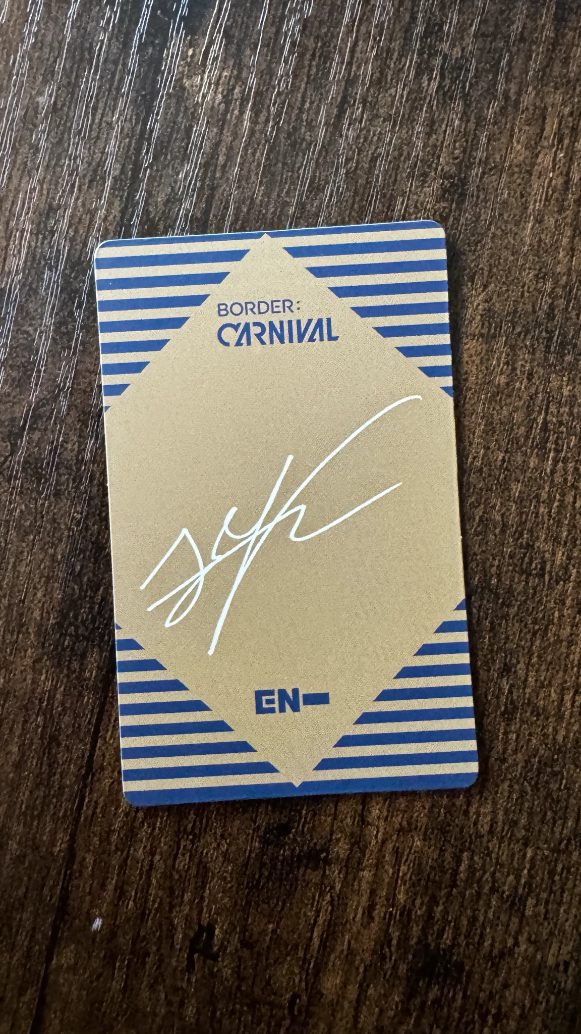 ENHYPEN Jay ENHYPEN - Jay - BORDER: CARNIVAL Album album photocard korean album up version lenticular listing photo 2