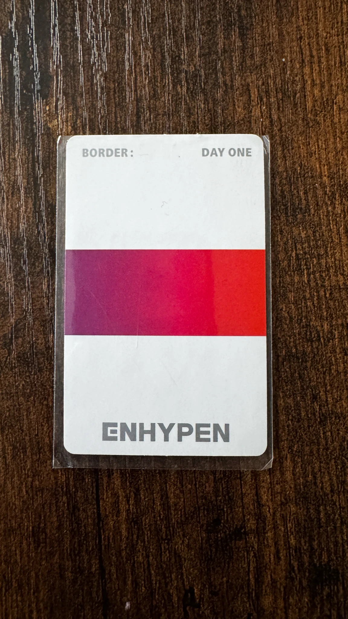 ENHYPEN Jay ENHYPEN - Jay - BORDER : DAY ONE Album korean album dusk version album photocard listing photo 2
