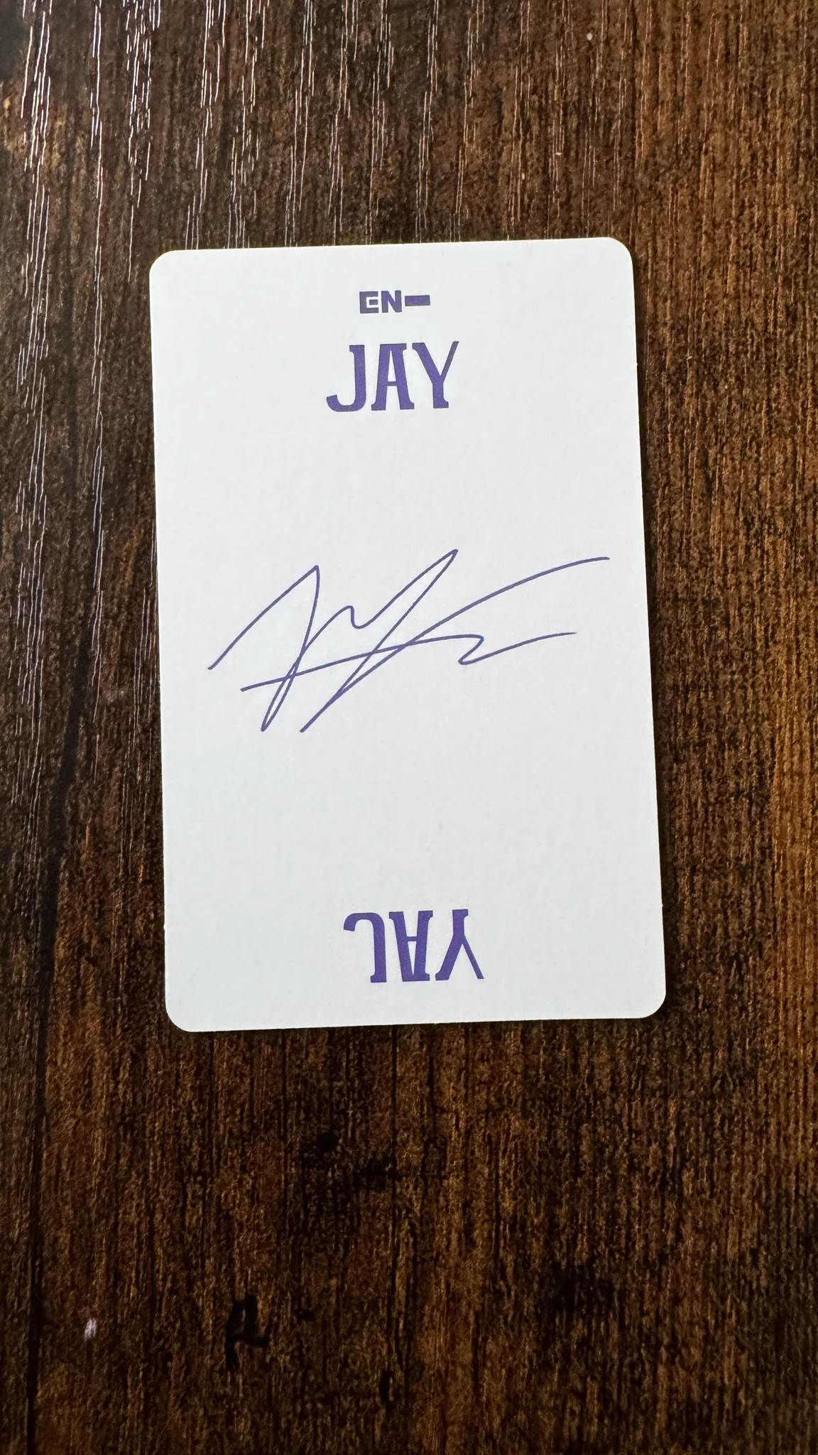 ENHYPEN Jay ENHYPEN - Jay - DIMENSION: DILEMMA Album album photocard korean album scylla version holographic (hologram) listing photo 2