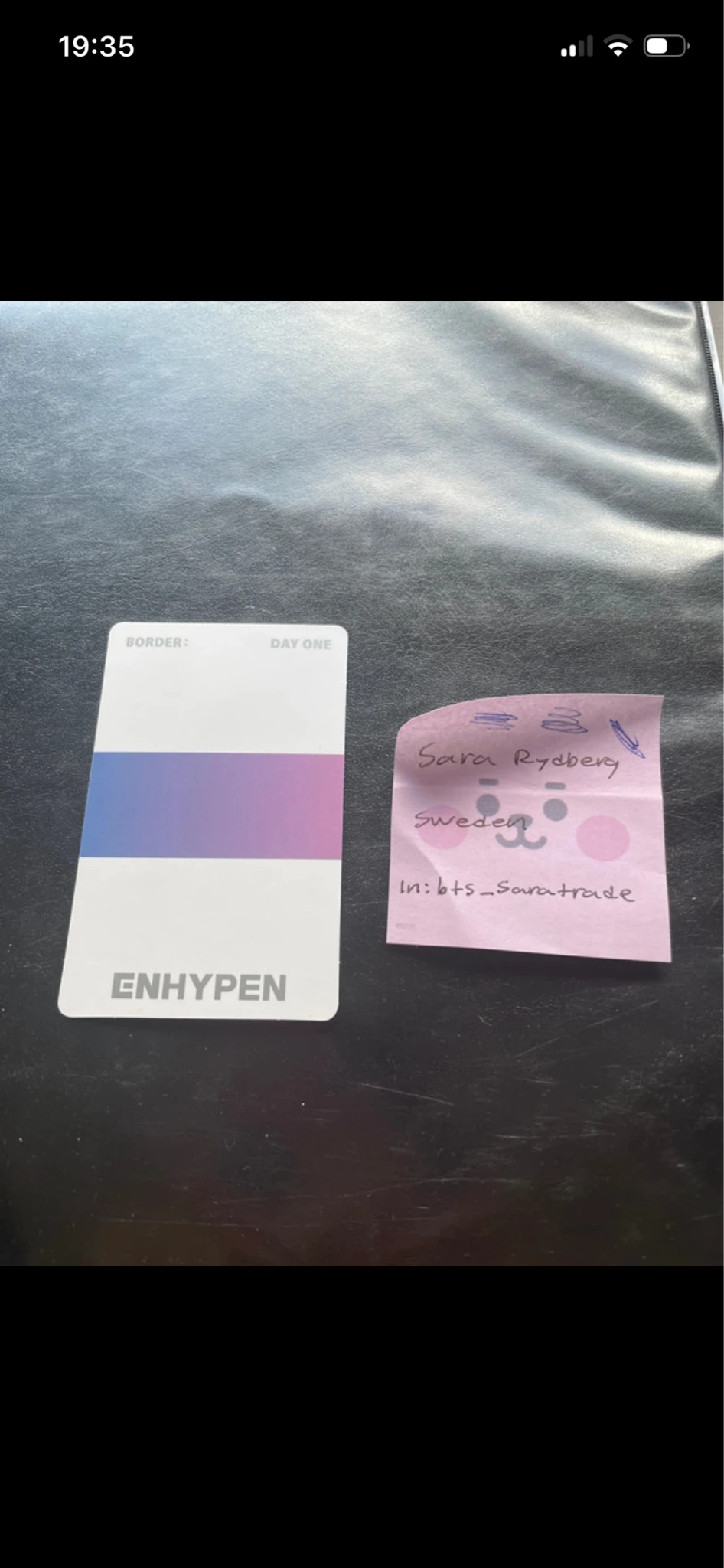 ENHYPEN Sunoo ENHYPEN - Sunoo - BORDER : DAY ONE Album album photocard dawn version listing photo 2