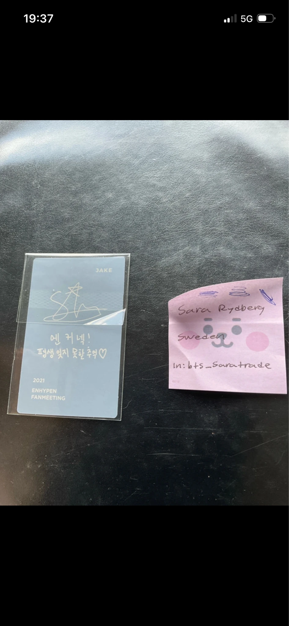 ENHYPEN Jake ENHYPEN - Jake - 2021 ENHYPEN FANMEETING [EN-CONNECT] DVD Other random photocard listing photo 2