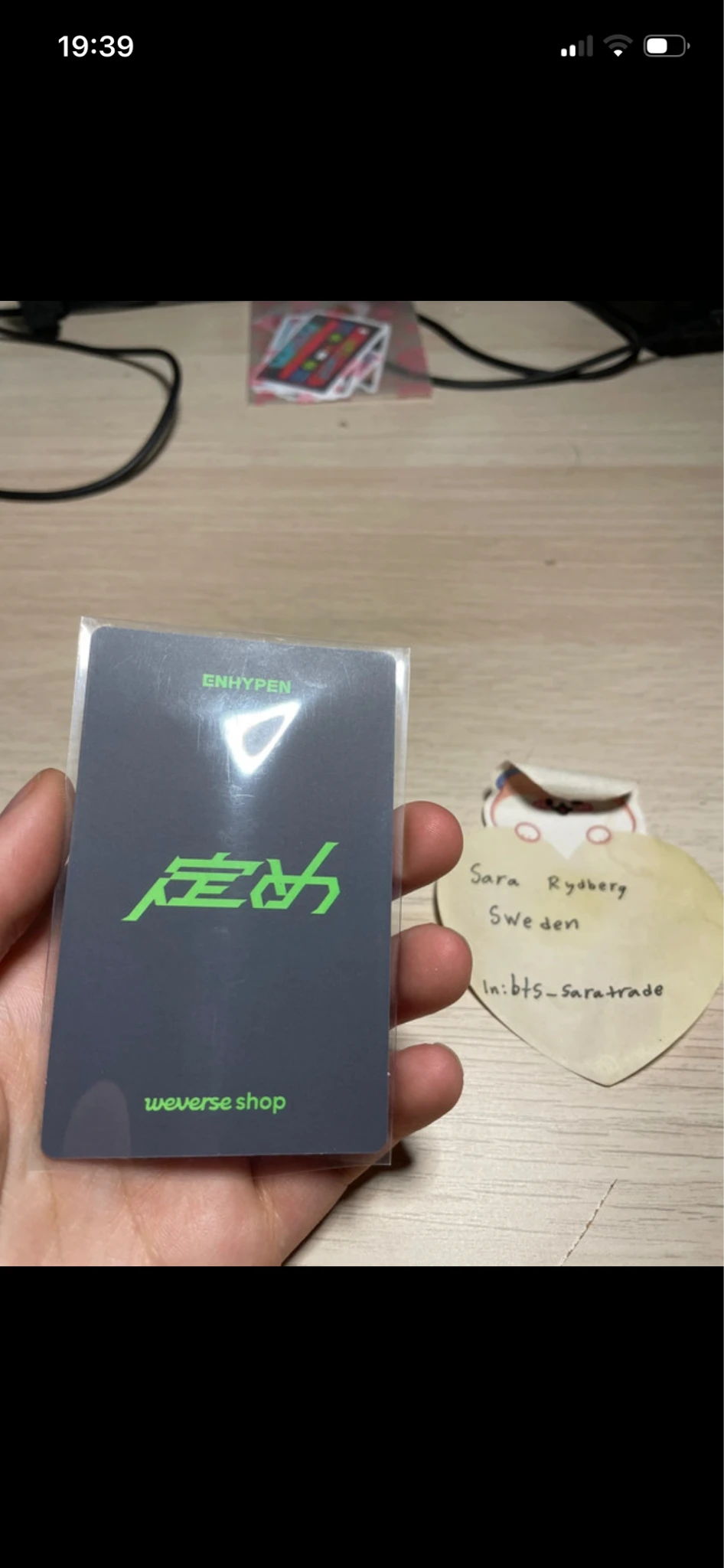 ENHYPEN Ni-ki ENHYPEN - Ni-ki - 定め (SADAME) Album pre-order benefit (pob) weverse shop global listing photo 2