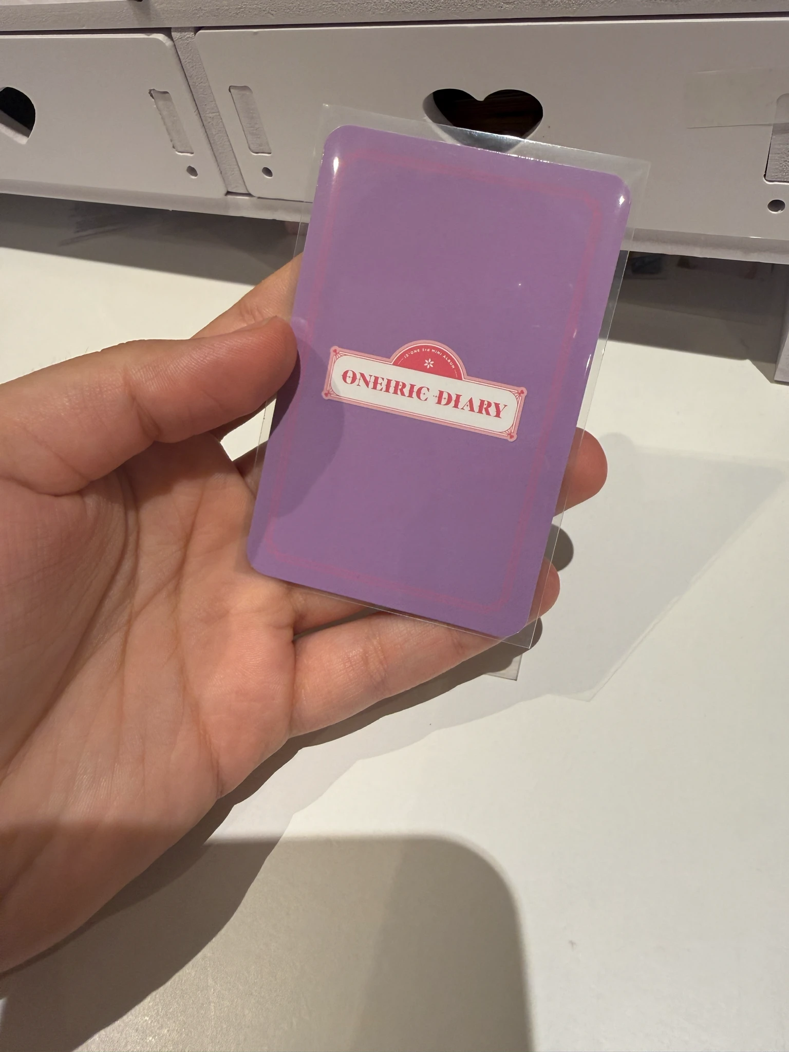 IZ*ONE Wonyoung IZ*ONE - Wonyoung - Oneiric Diary Album diary version A version album photocard listing photo 2