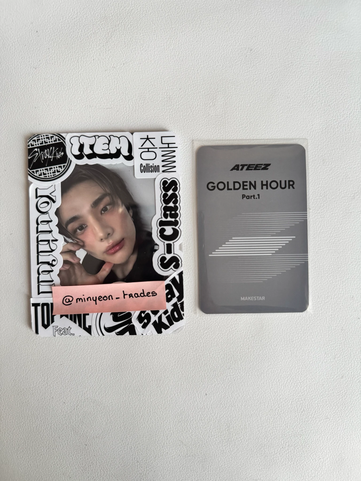 ATEEZ Yeosang ATEEZ - Yeosang - Golden Hour : Part.1 Album makestar fansign wolf ver listing photo 2