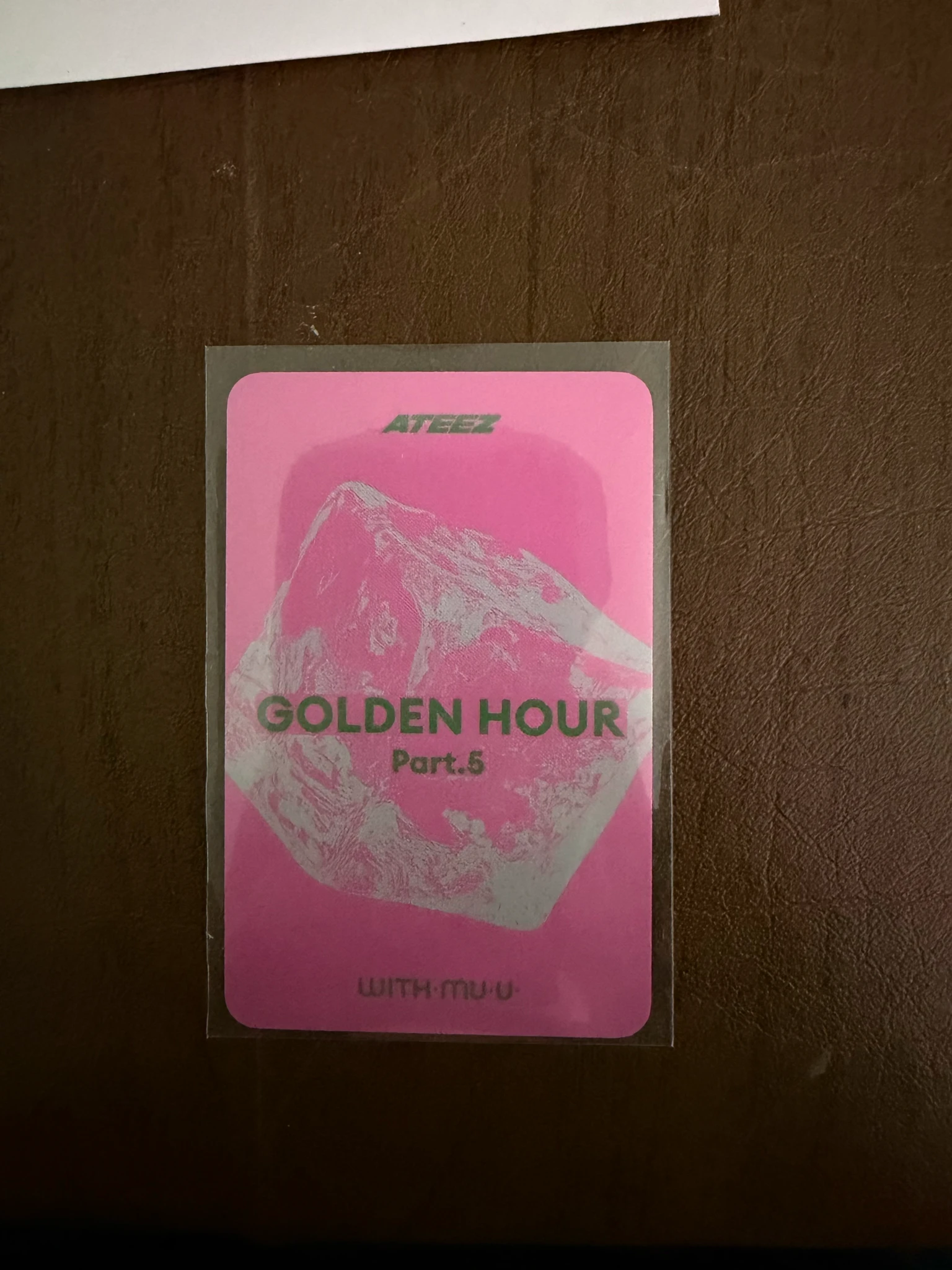 ATEEZ Yeosang ATEEZ - Yeosang - GOLDEN HOUR : Part.5 Album withmuu/withdrama keyring version pob (pre-order benefit) listing photo 2
