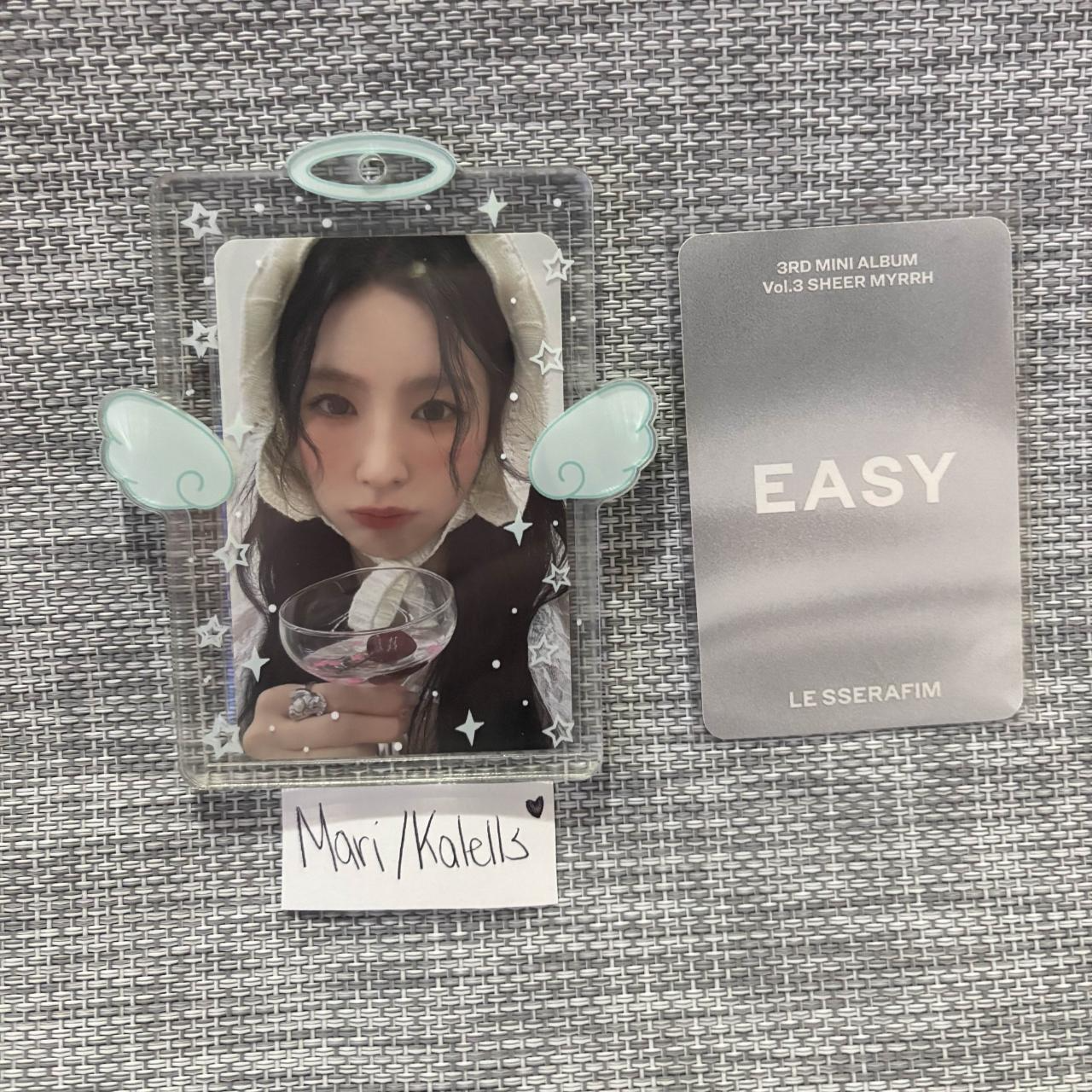 LE SSERAFIM Sakura LE SSERAFIM - Sakura - EASY Album album photocard Sheer Myrrh ver. listing photo 2