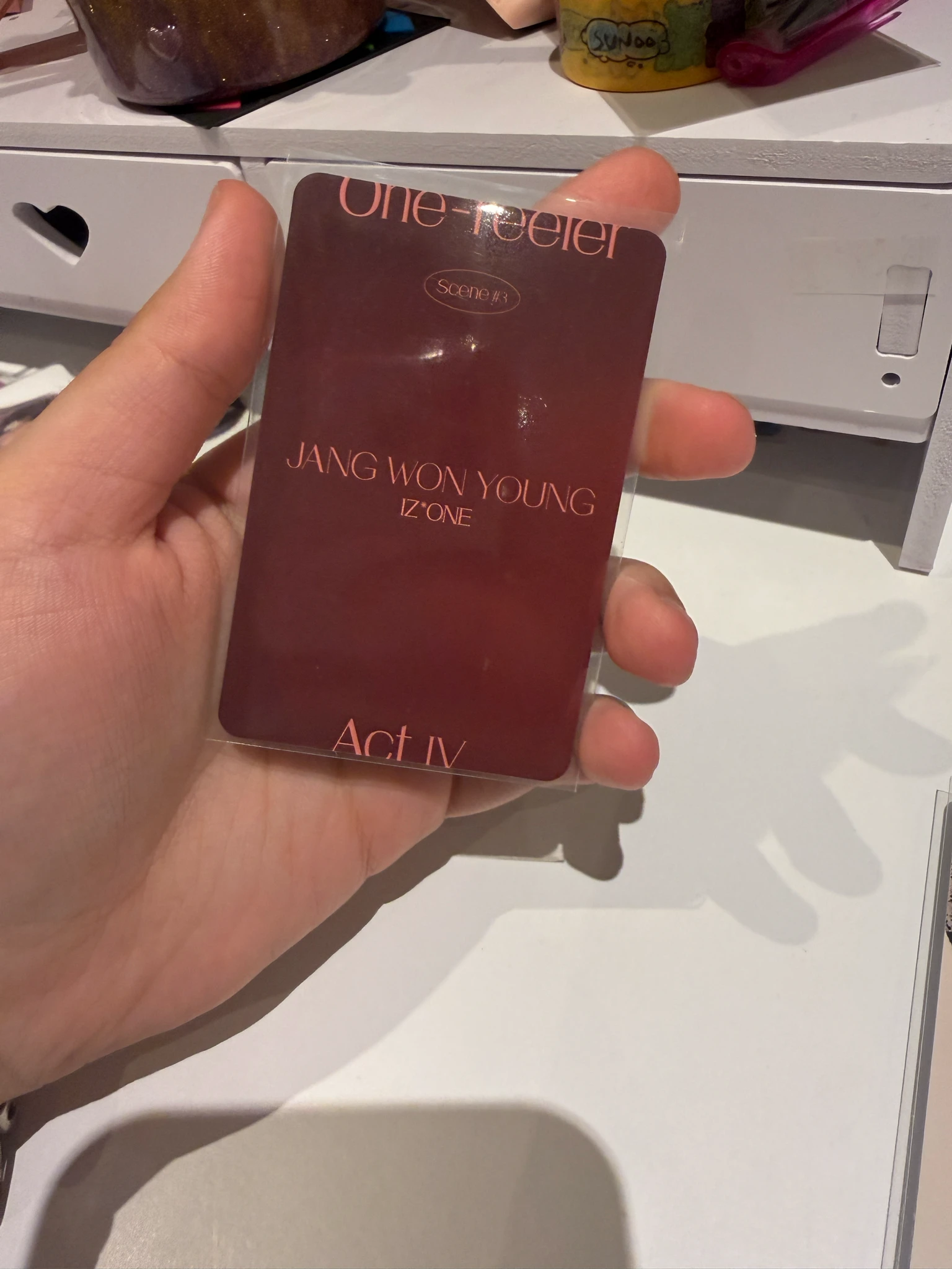 IZ*ONE Wonyoung IZ*ONE - Wonyoung - One-reeler / Act IV Album scene 3 version album photocard listing photo 2