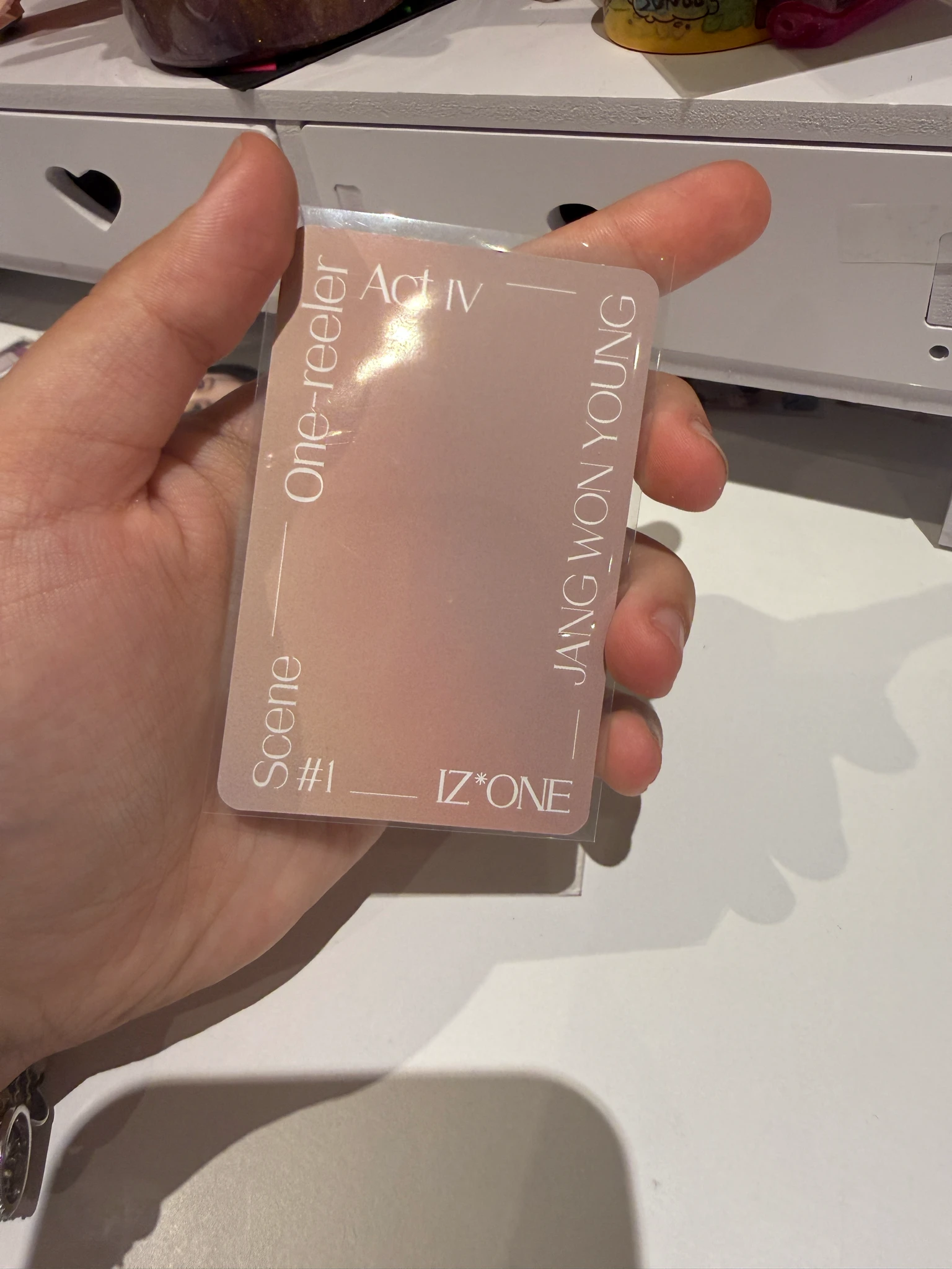 IZ*ONE Wonyoung IZ*ONE - Wonyoung - One-reeler / Act IV Album ar card album photocard listing photo 2