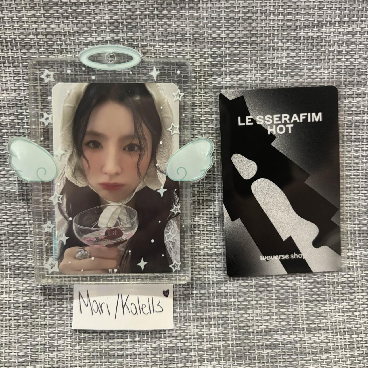LE SSERAFIM Sakura LE SSERAFIM - Sakura - HOT Album weverse global pre-order benefit (pob) compact version listing photo 2