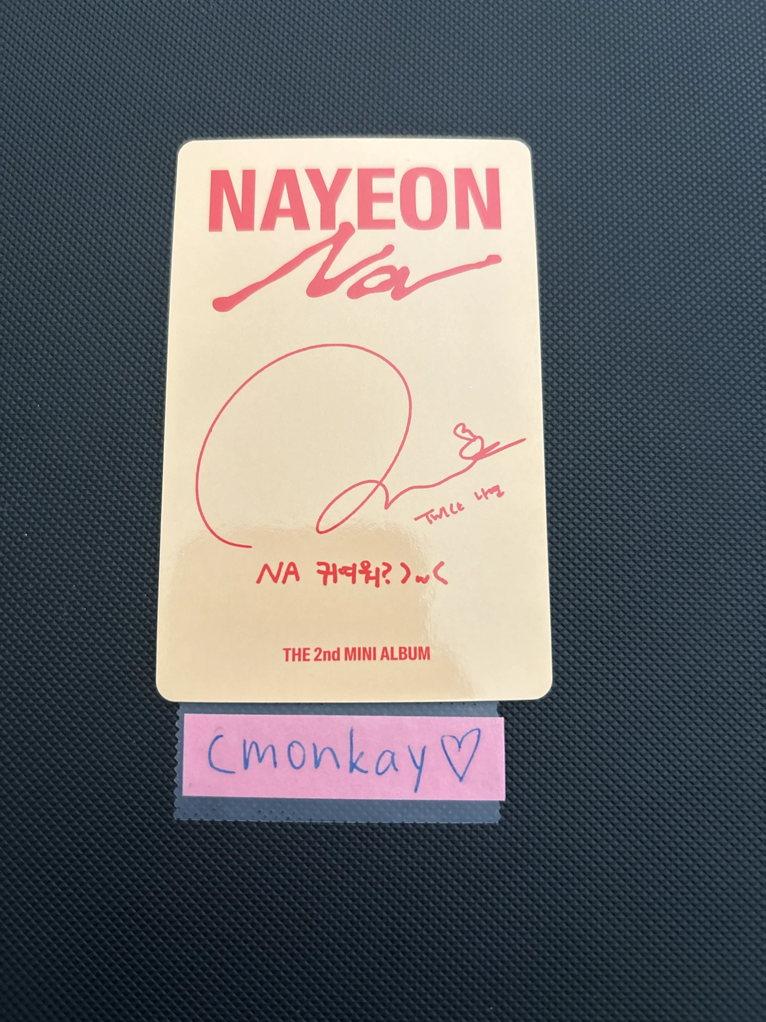 TWICE Nayeon TWICE-NoMember-Album-nayeon na (solo) listing photo 2