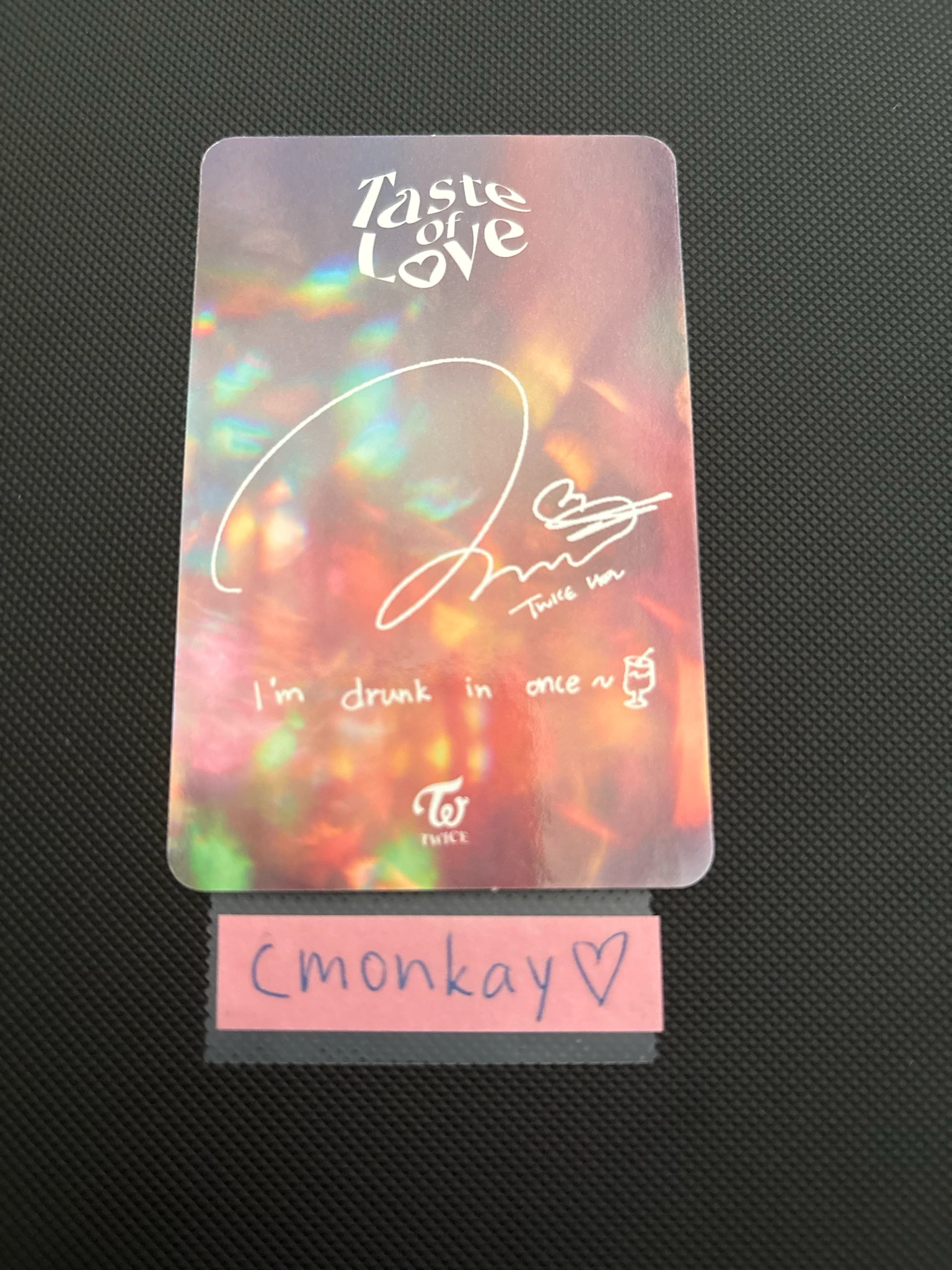 TWICE Nayeon TWICE - Nayeon - Taste of Love Album album photocard listing photo 2
