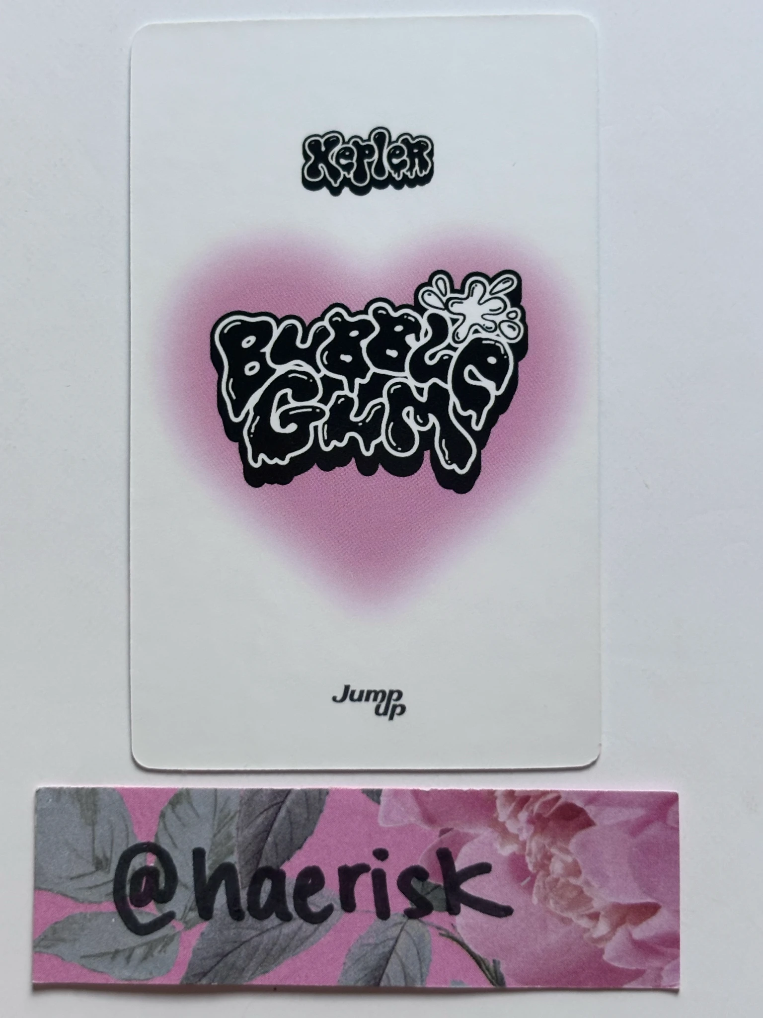 Kep1er Hikaru Kep1er - Hikaru - BUBBLE GUM Album jump up fansign listing photo 2
