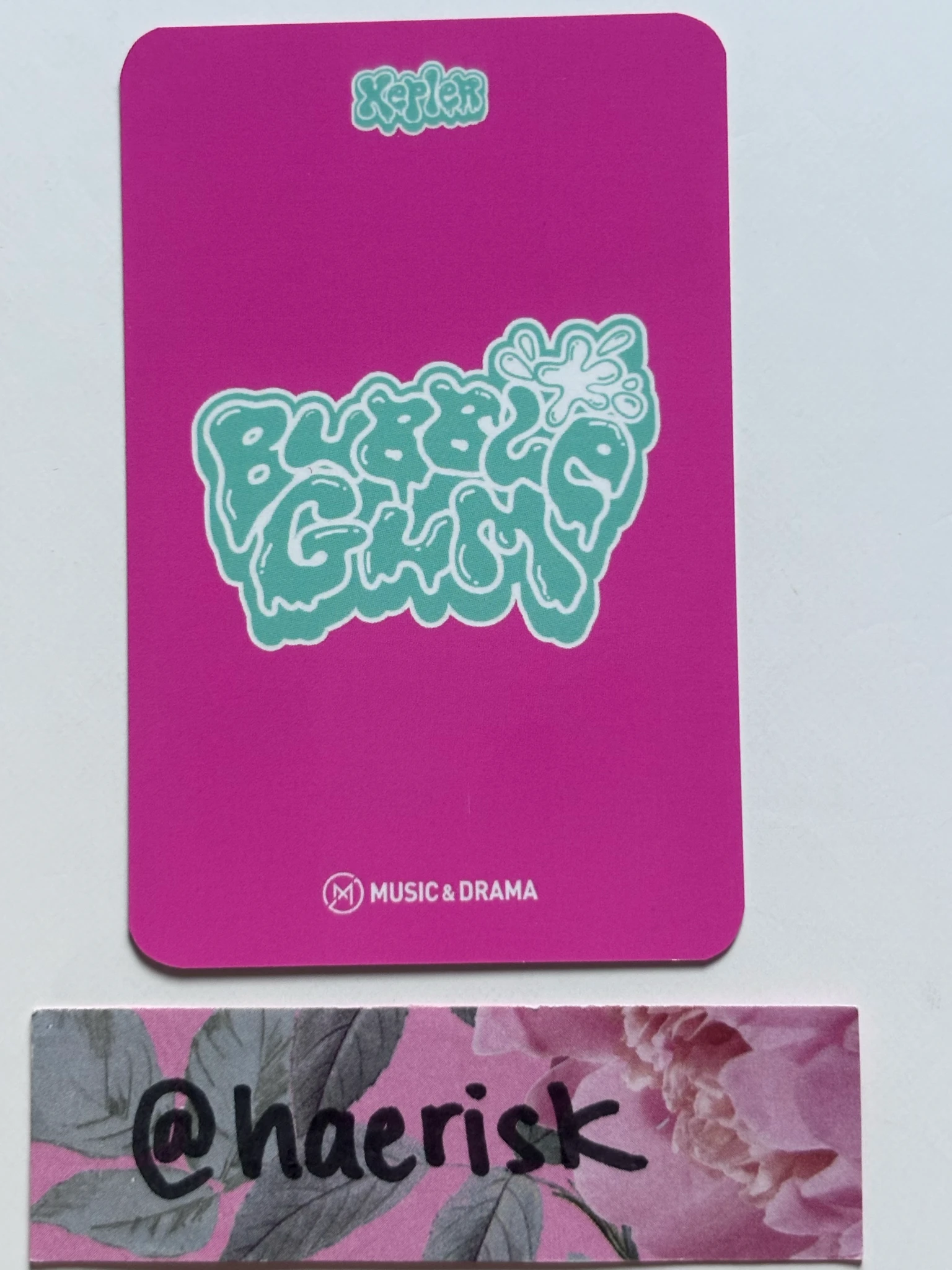 Kep1er Hikaru Kep1er - Hikaru - BUBBLE GUM Album music&drama fansign listing photo 2