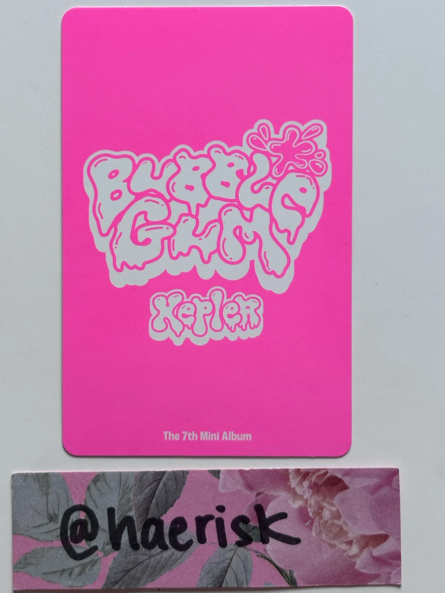 Kep1er Hikaru Kep1er - Hikaru - BUBBLE GUM Album album photocard listing photo 2