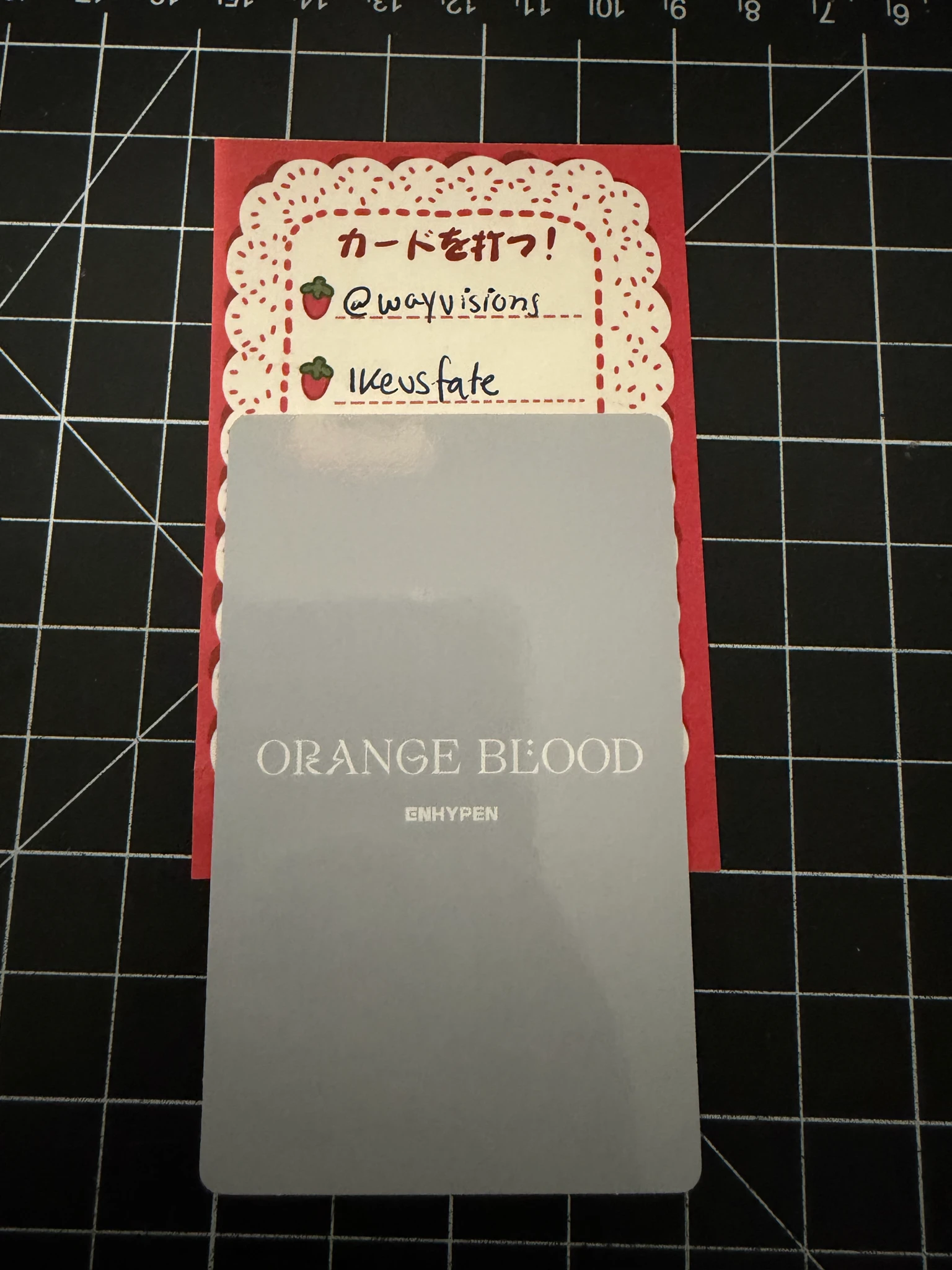 ENHYPEN Evan (Heeseung) ENHYPEN - Heeseung - ORANGE BLOOD Album kalpa version korean album album photocard listing photo 2