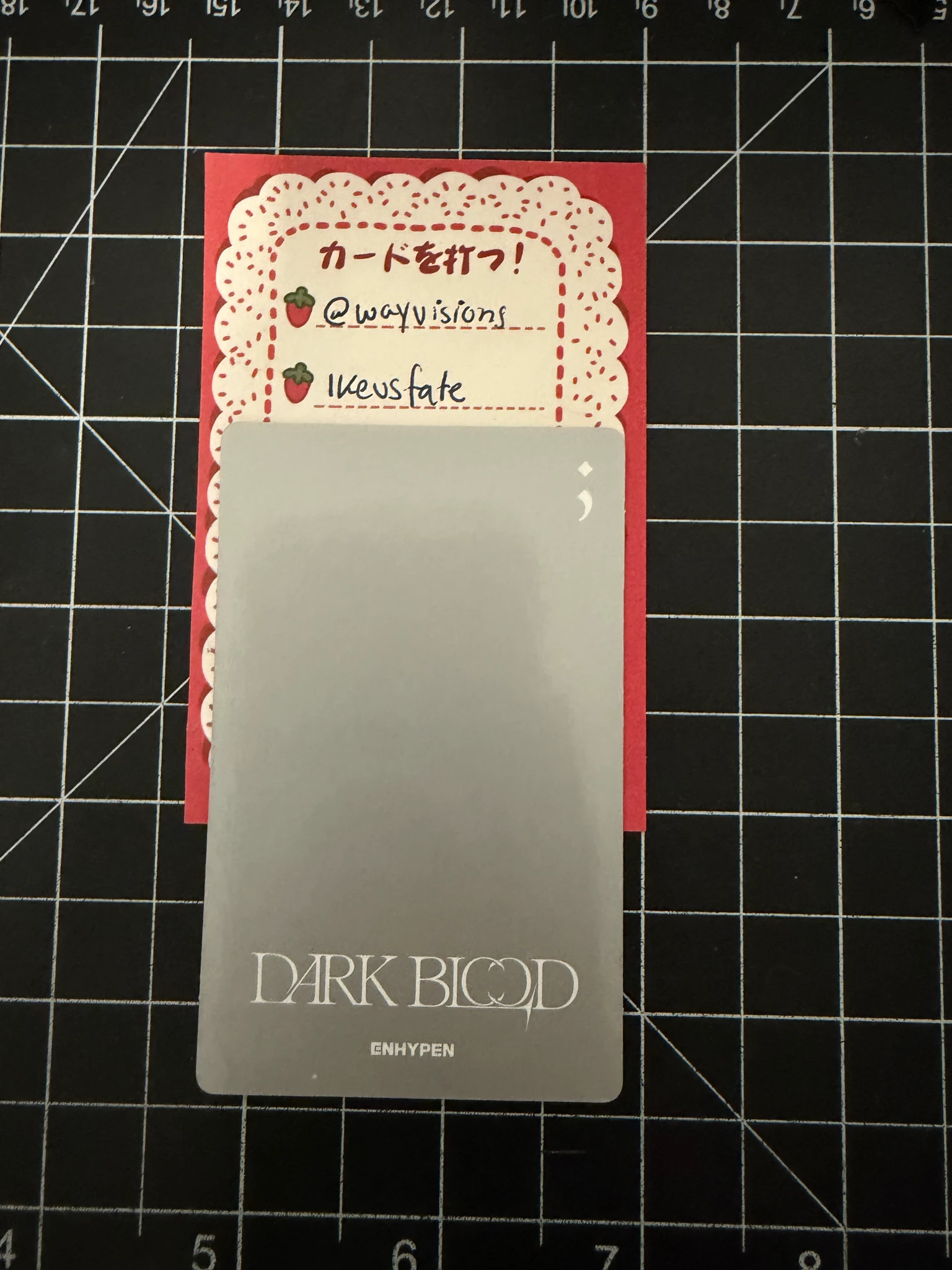 ENHYPEN Evan (Heeseung) ENHYPEN - Heeseung - DARK BLOOD Album engene version album photocard listing photo 2