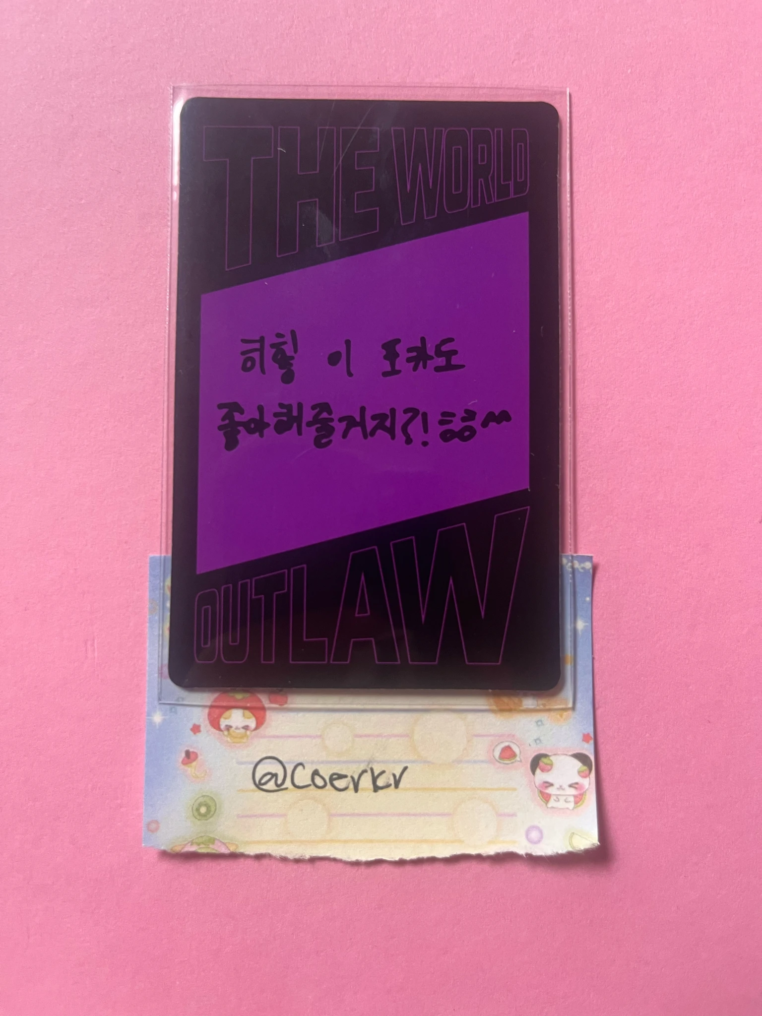 ATEEZ Yeosang ATEEZ - Yeosang - THE WORLD EP.2 : OUTLAW Album album photocard Z version version 2 listing photo 2