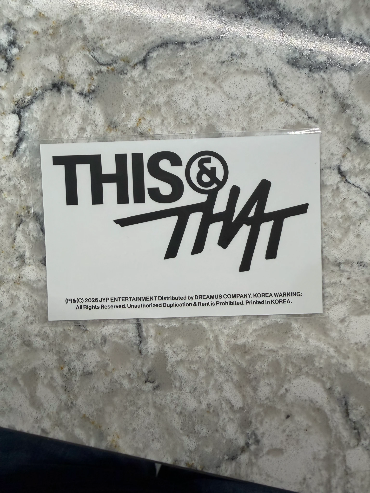 Stray Kids I.N Stray Kids - I.N - This & That Album album photocard id card this version listing photo 2