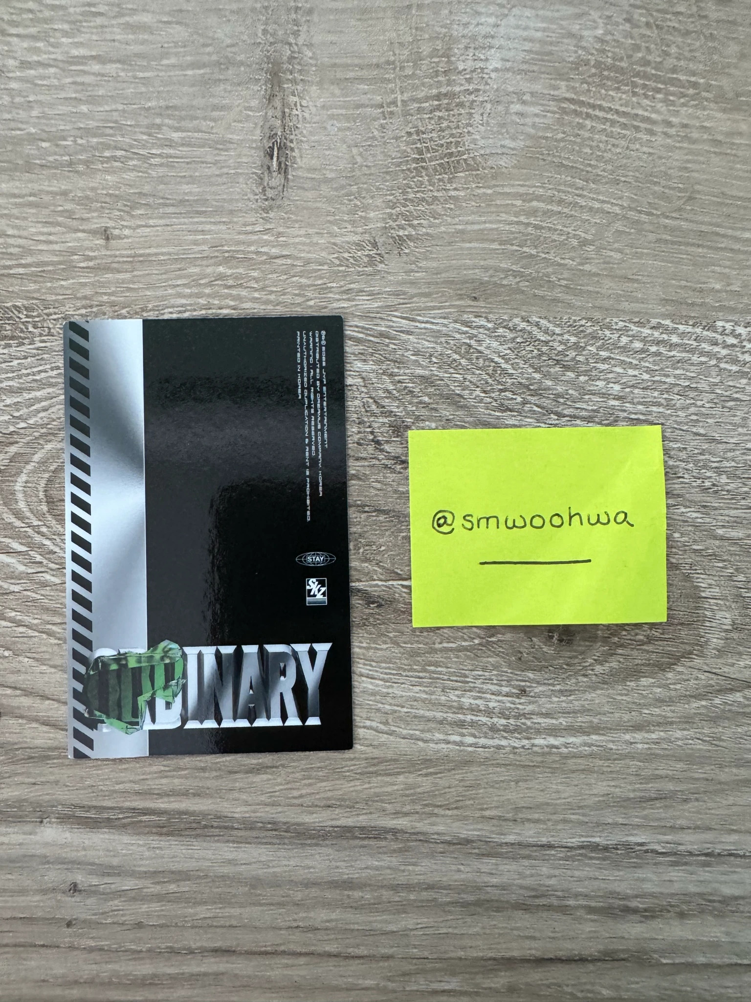 Stray Kids I.N Stray Kids - I.N - Oddinary Album album photocard id card listing photo 2