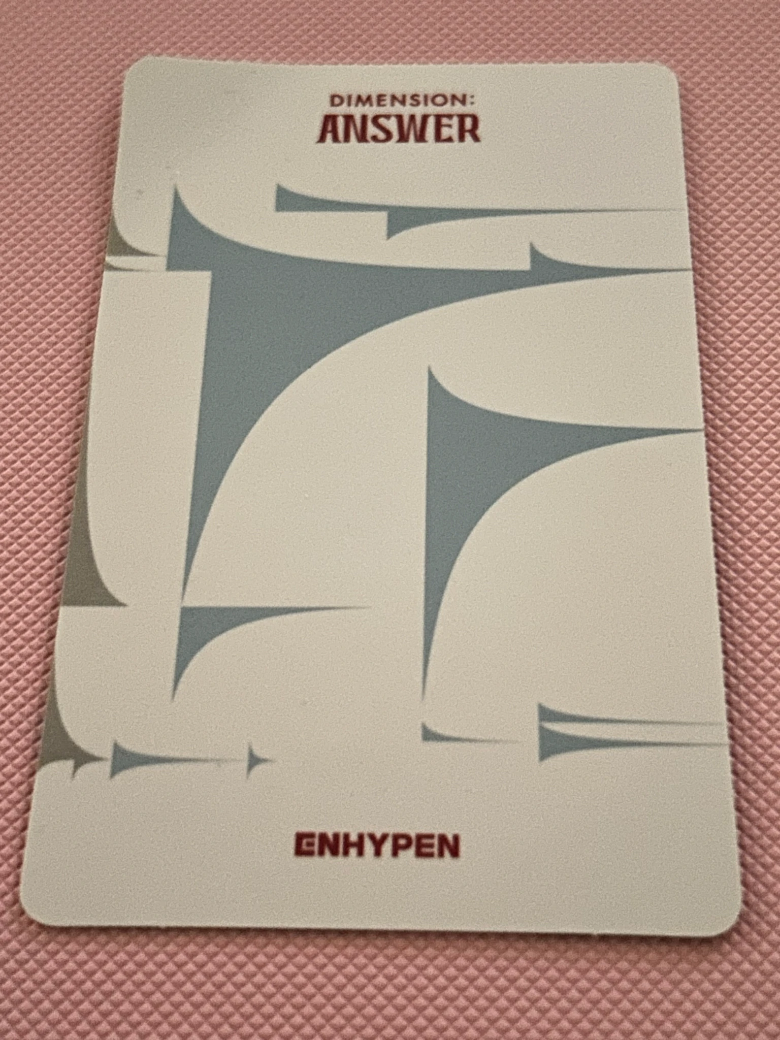 ENHYPEN Jay ENHYPEN - Jay - DIMENSION : ANSWER Album album photocard yet version korean album listing photo 2