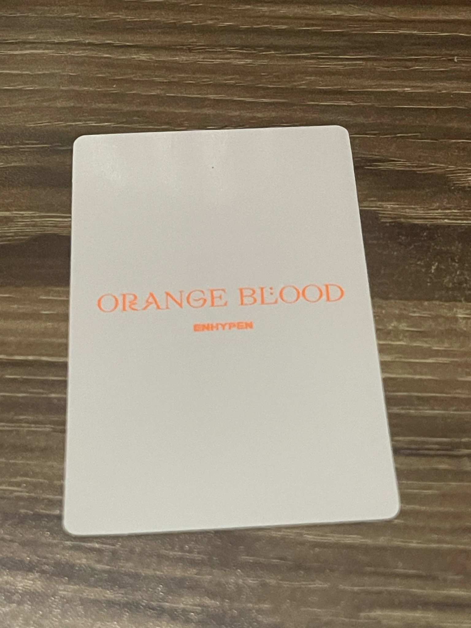 ENHYPEN Ni-ki ENHYPEN - Ni-ki - ORANGE BLOOD Album album photocard ksana ver. listing photo 2