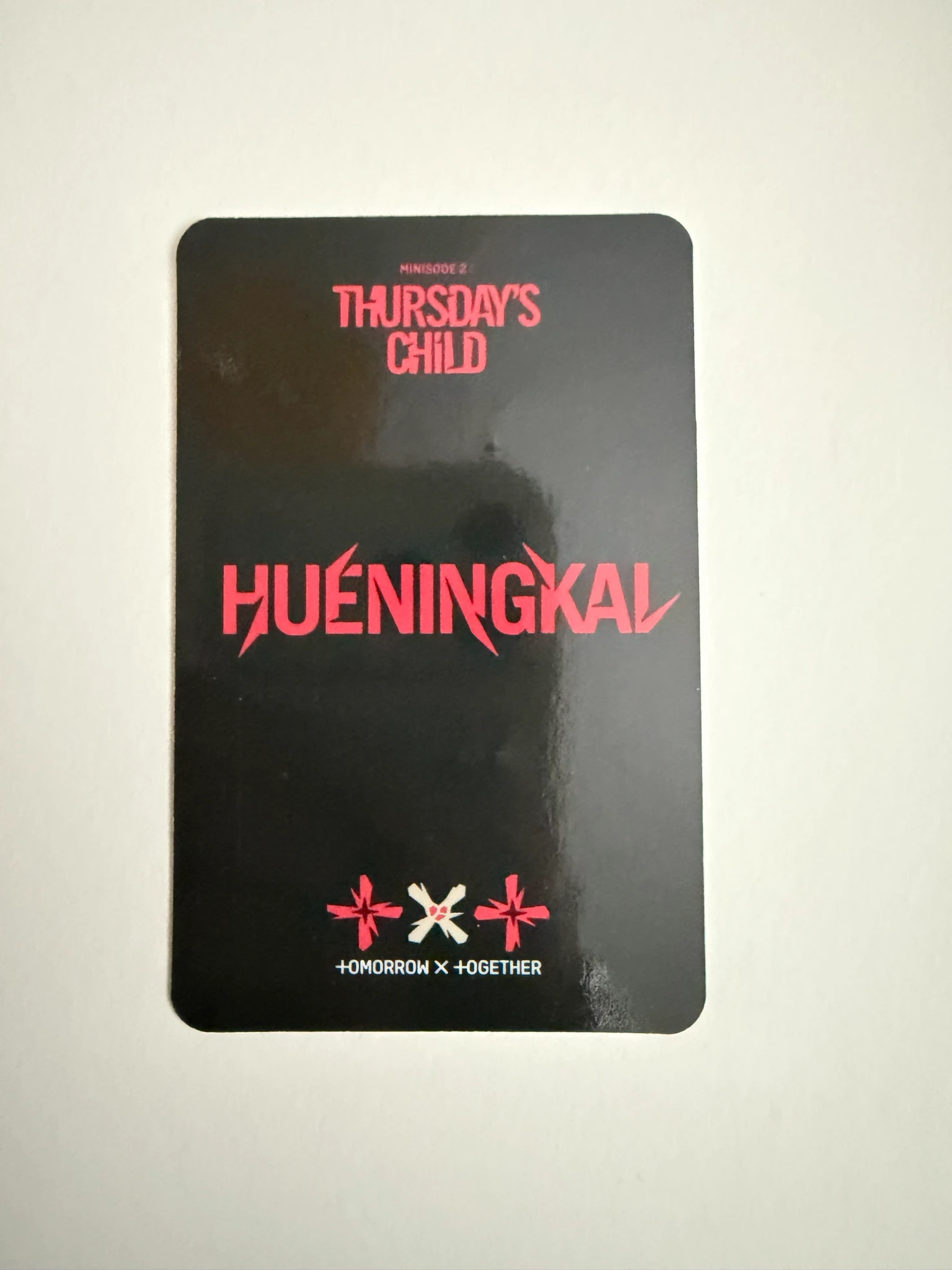 TOMORROW X TOGETHER Huening Kai TOMORROW X TOGETHER - Huening Kai - Minisode 2: Thursday's Child Album album photocard hate version listing photo 2