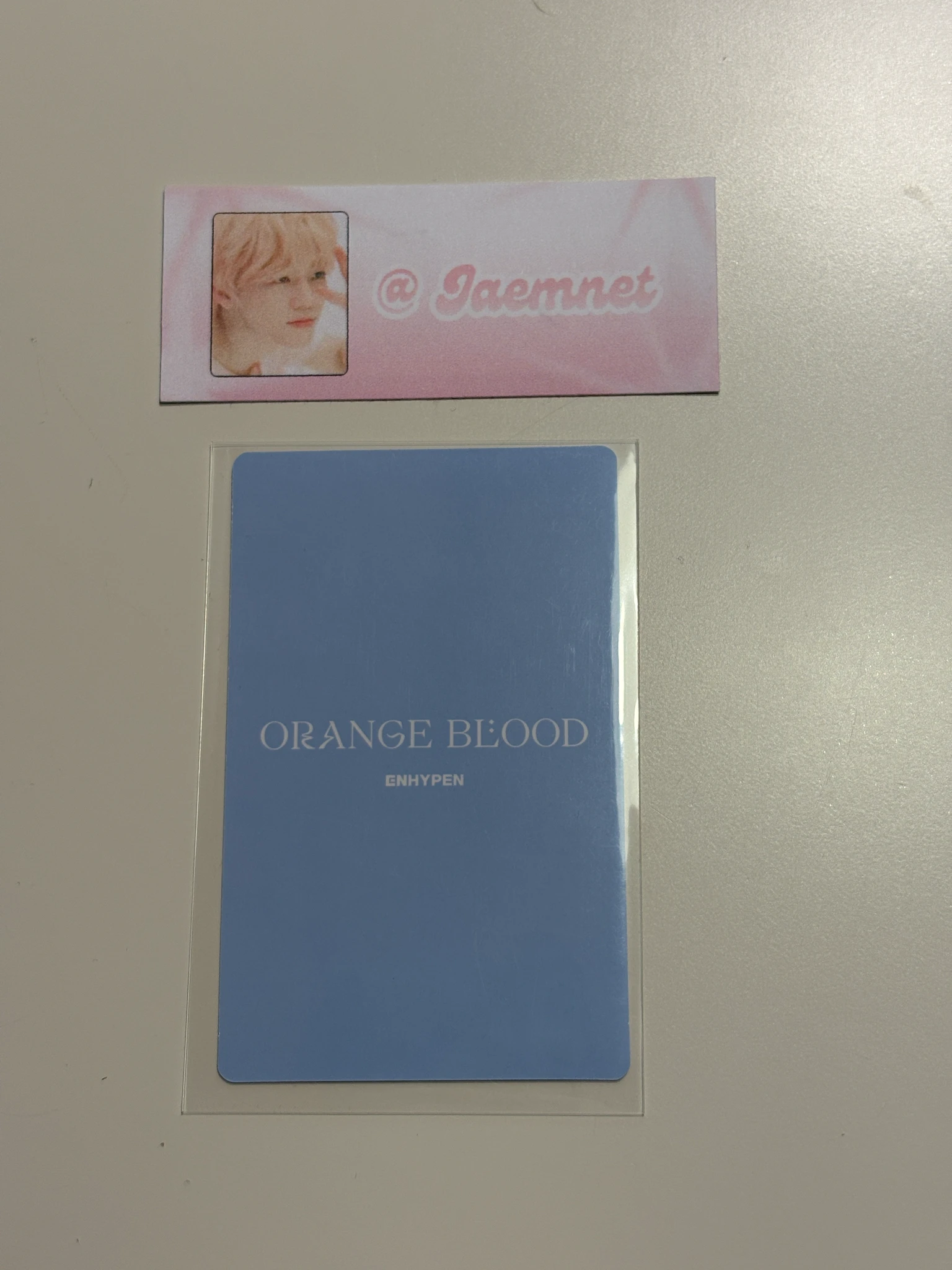 ENHYPEN Ni-ki ENHYPEN - Ni-ki - ORANGE BLOOD Album album photocard korean album engene version listing photo 2