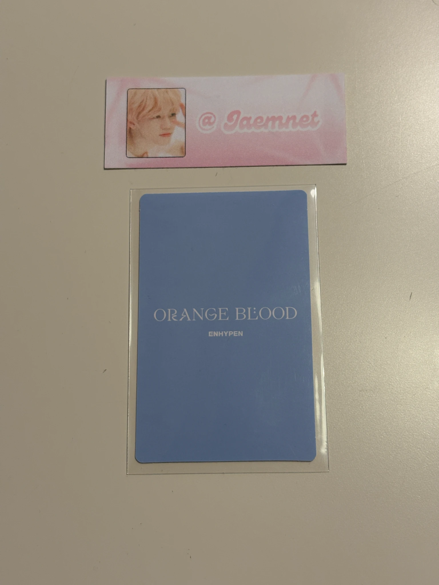 ENHYPEN Jake ENHYPEN - Jake - ORANGE BLOOD Album engene version korean album album photocard listing photo 2