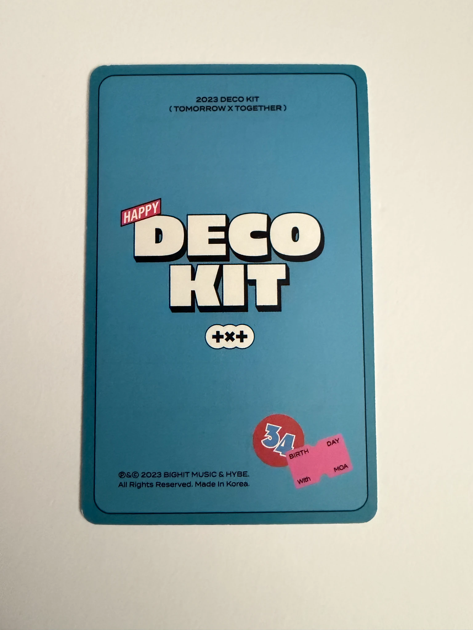 TOMORROW X TOGETHER Huening Kai TOMORROW X TOGETHER - Huening Kai - TXT Deco Kit 2023 Other listing photo 2