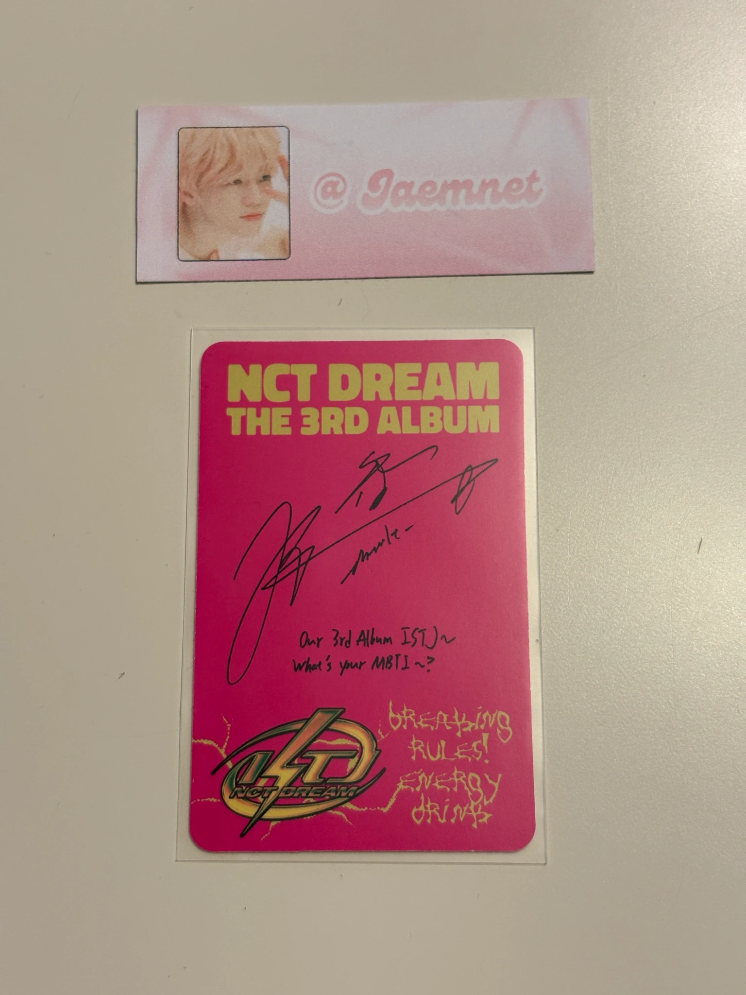 NCT DREAM Chenle NCT DREAM - Chenle - ISTJ Album barnes & noble exclusive listing photo 2
