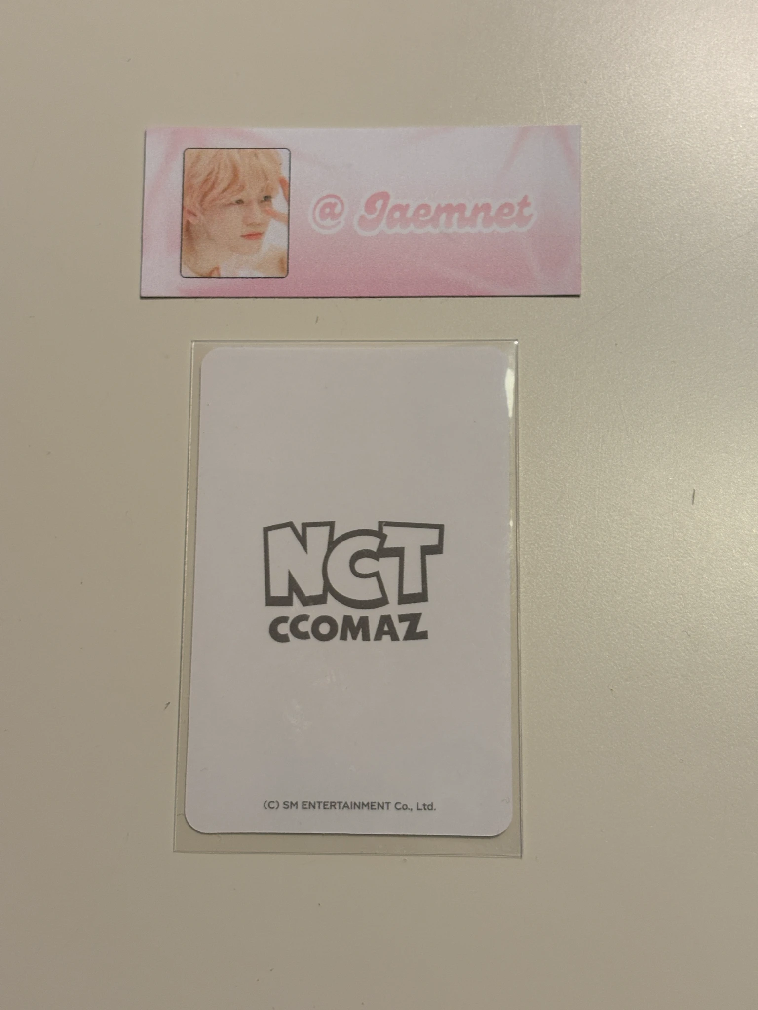 NCT Jungwoo NCT - Jungwoo - 2023 NCT CCOMAZ GROCERY STORE POP-UP Other merch photocard trading card green version selfie photocard listing photo 2