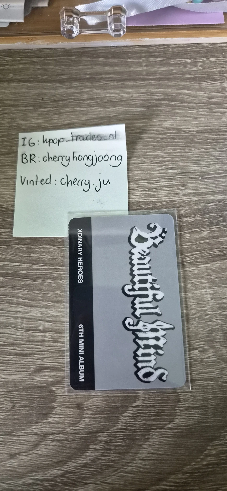 Xdinary Heroes Gunil cmgpfjwo00008jy04kkxcdf84 Album photocard listing photo 2
