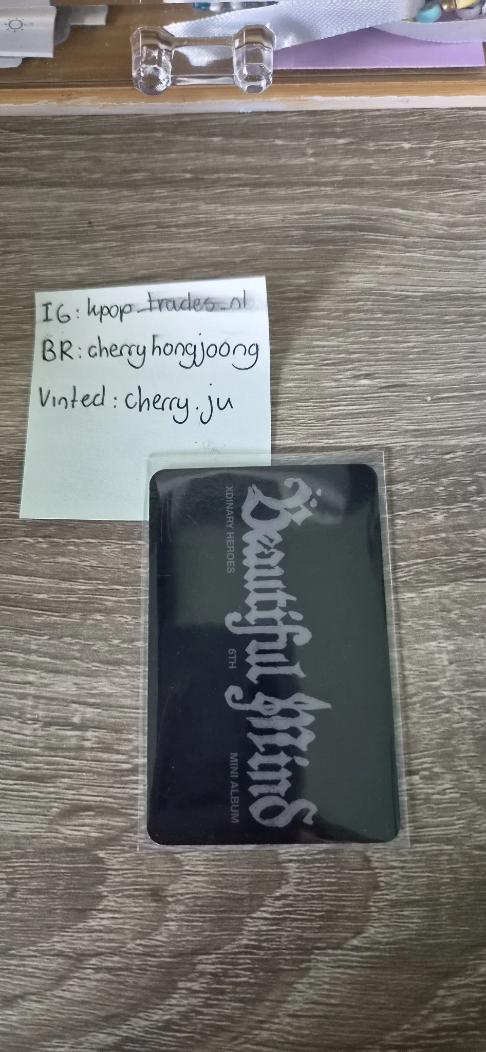 Xdinary Heroes Gunil cmgpfjwo00008jy04kkxcdf84 Album photocard listing photo 2