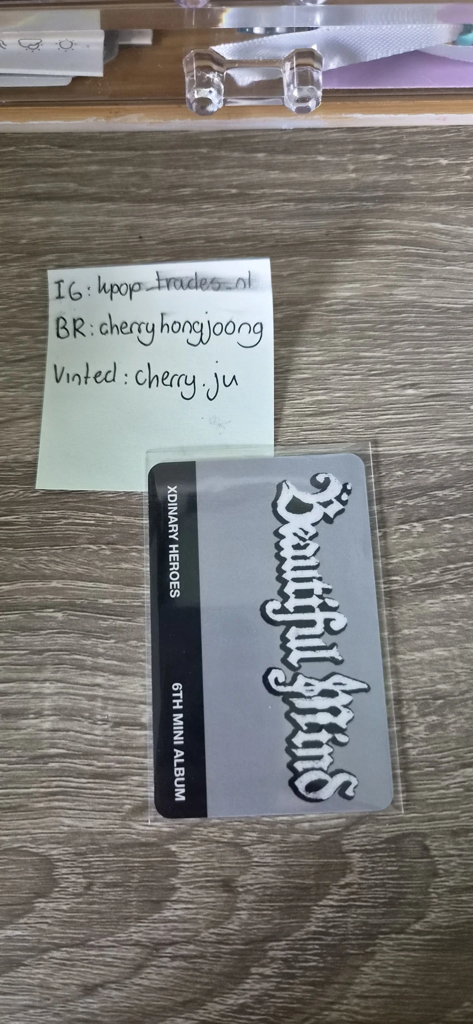 Xdinary Heroes Jungsu cmgpfjwo00008jy04kkxcdf84 Album photocard listing photo 2