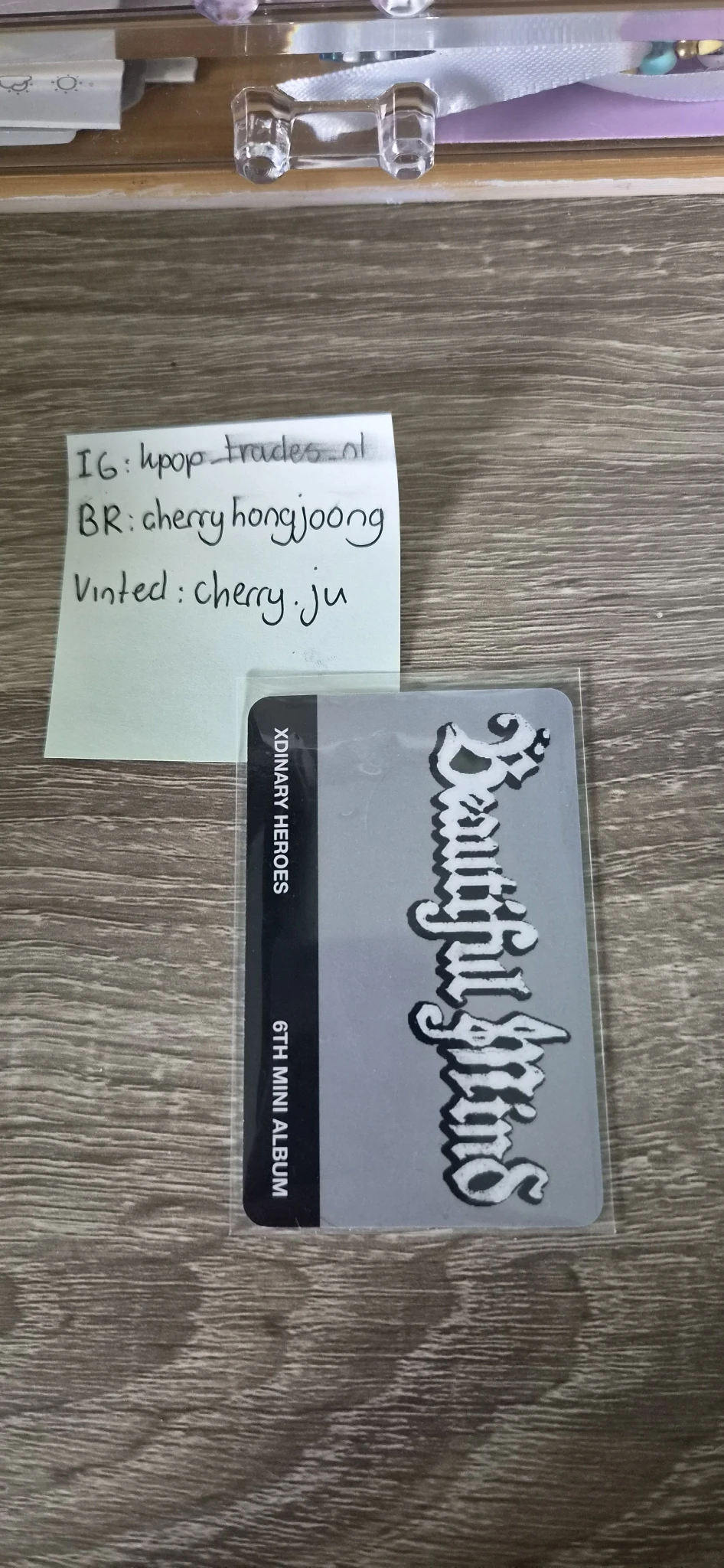 Xdinary Heroes Jooyeon cmgpfjwo00008jy04kkxcdf84 Album photocard listing photo 2