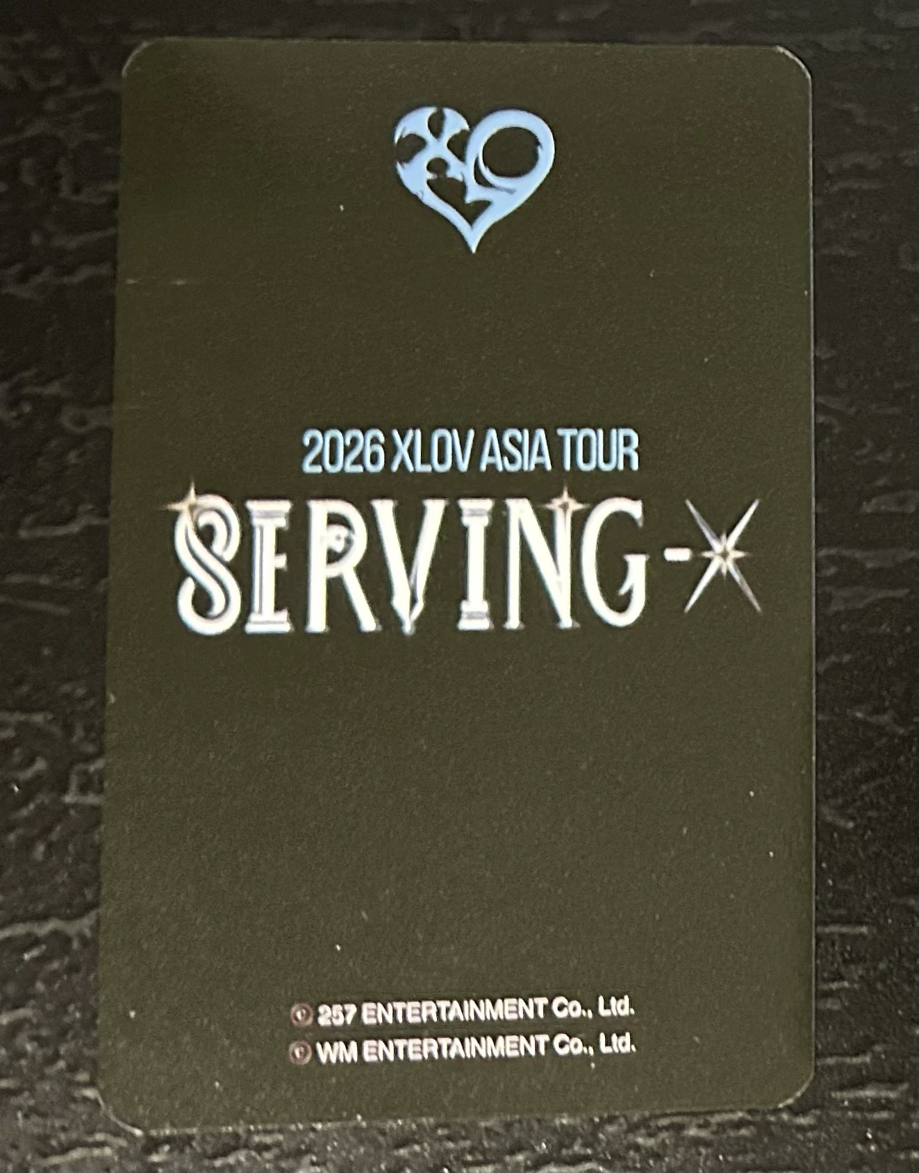 XLOV Hyun XLOV - Hyun - SERVING-X - 2026 XLOV Asia Tour Event ticket benefit fanclub/membership photocard set seoul day 2 listing photo 2
