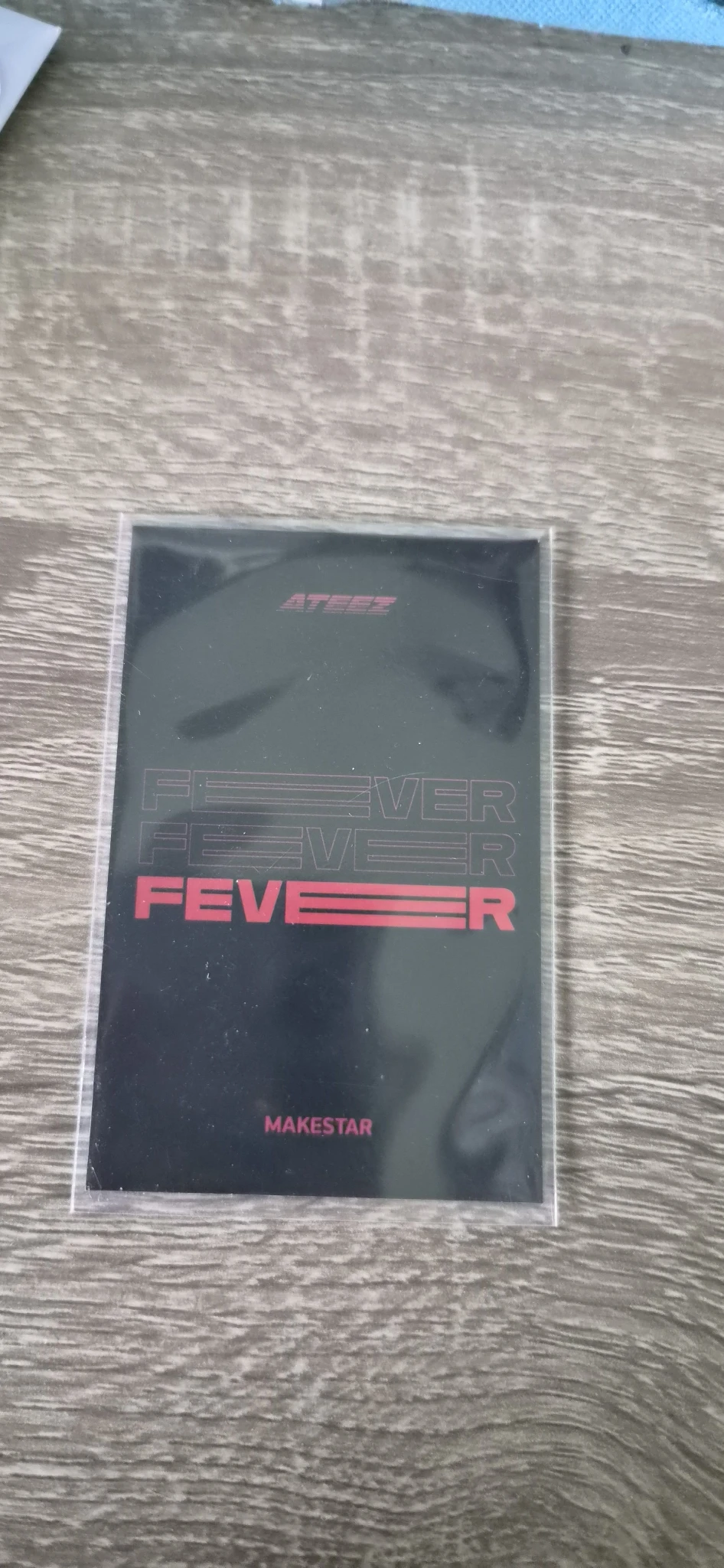 ATEEZ Hongjoong ATEEZ - Hongjoong - ZERO : FEVER Part.2 Album makestar holographic (hologram) round 3 video call/fancall listing photo 2