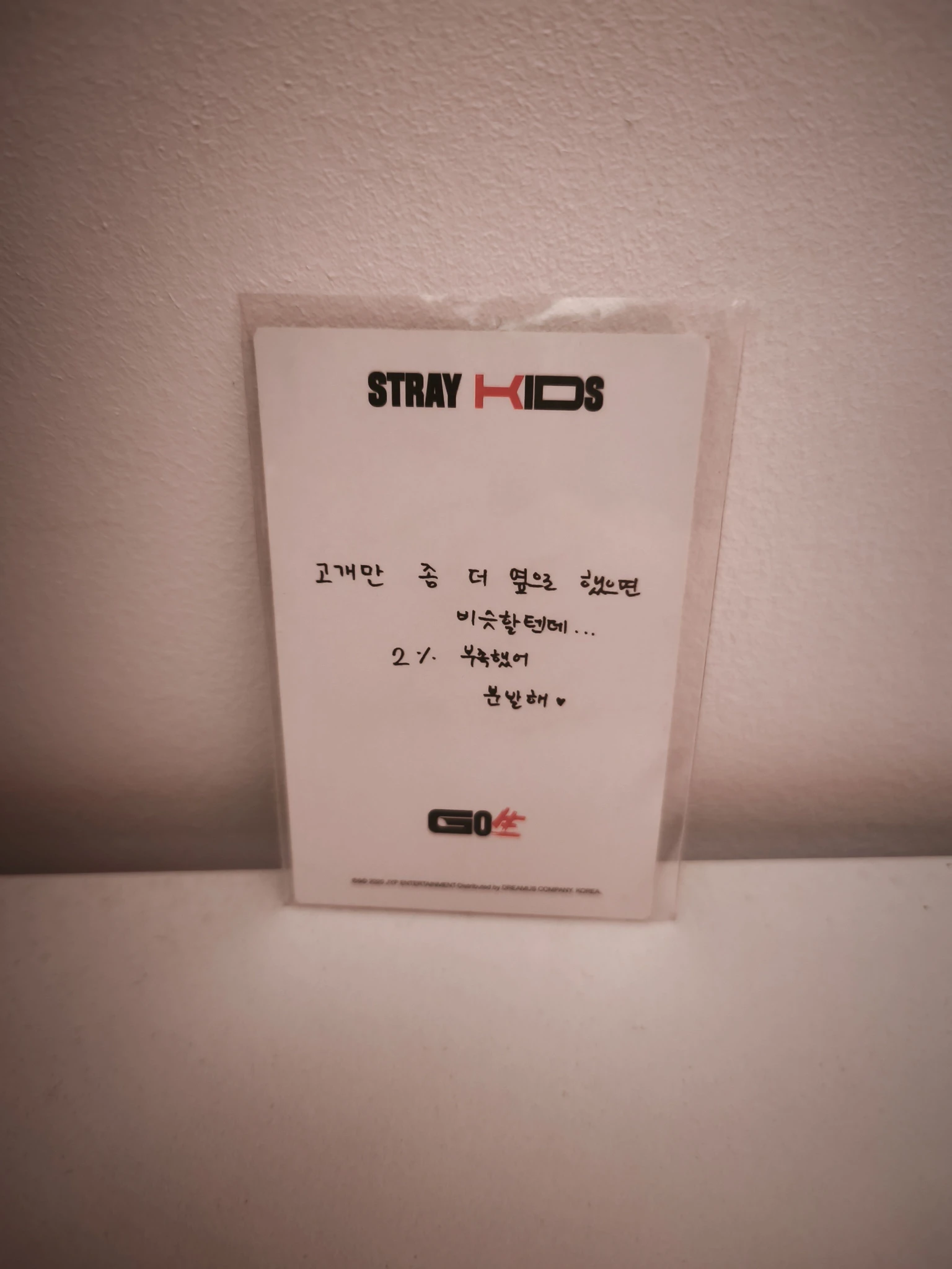 Stray Kids Lee Know Stray Kids - Lee Know - GO生 Album album photocard on track version listing photo 2