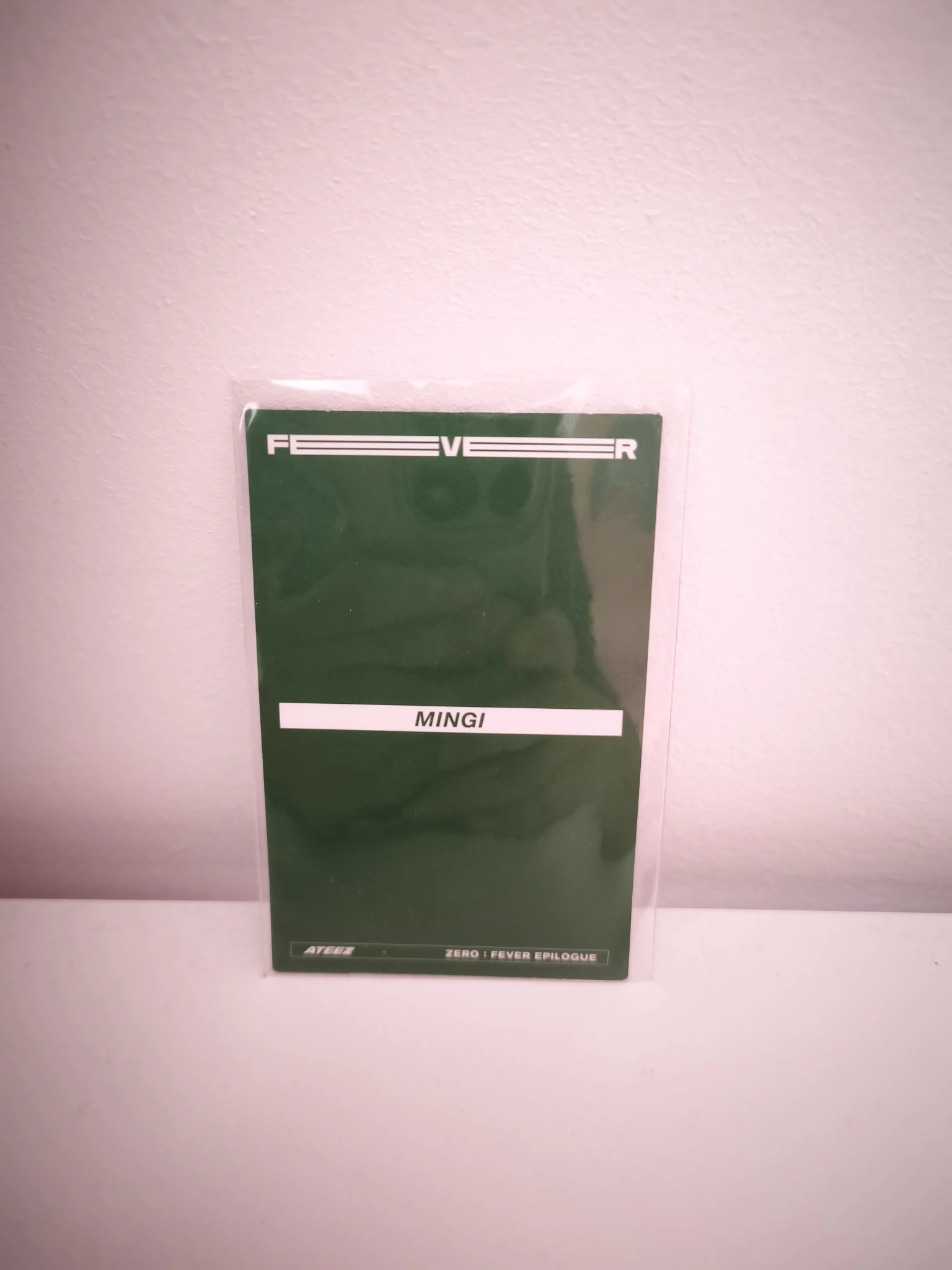 ATEEZ Mingi ATEEZ - Mingi - ZERO : FEVER EPILOGUE Album album photocard diary version limited version listing photo 2