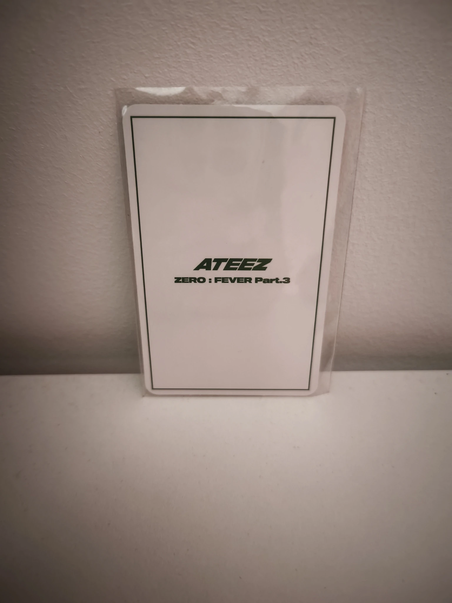 ATEEZ Yeosang ATEEZ - Yeosang - ZERO : FEVER Part.3 Album pob (pre-order benefit) synnara listing photo 2