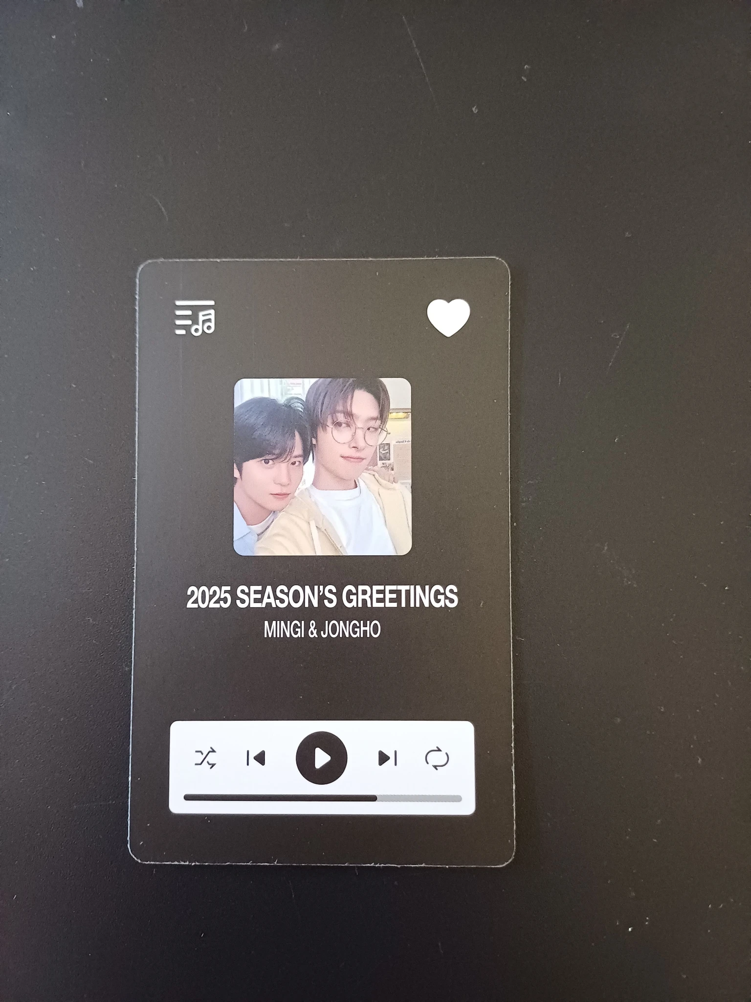 ATEEZ ATEEZ - Jongho & Mingi - 2025 Season's Greetings - Rock Will Never Die Other pob (pre-order benefit) season's greetings listing photo 2
