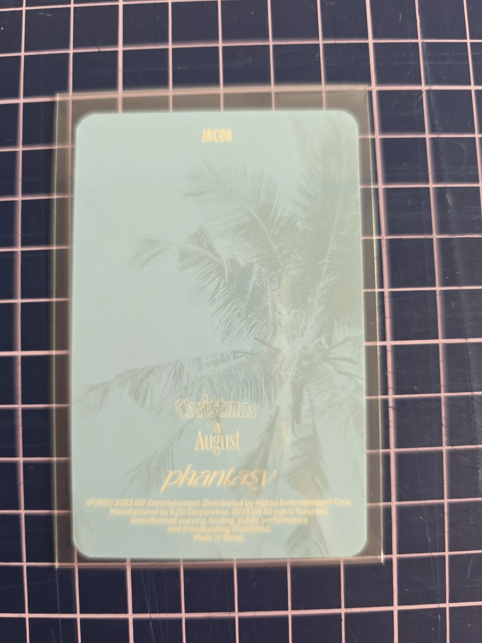 THE BOYZ Jacob THE BOYZ - Jacob - Phantasy Pt. 1: Christmas in August Album album photocard dvd version listing photo 2