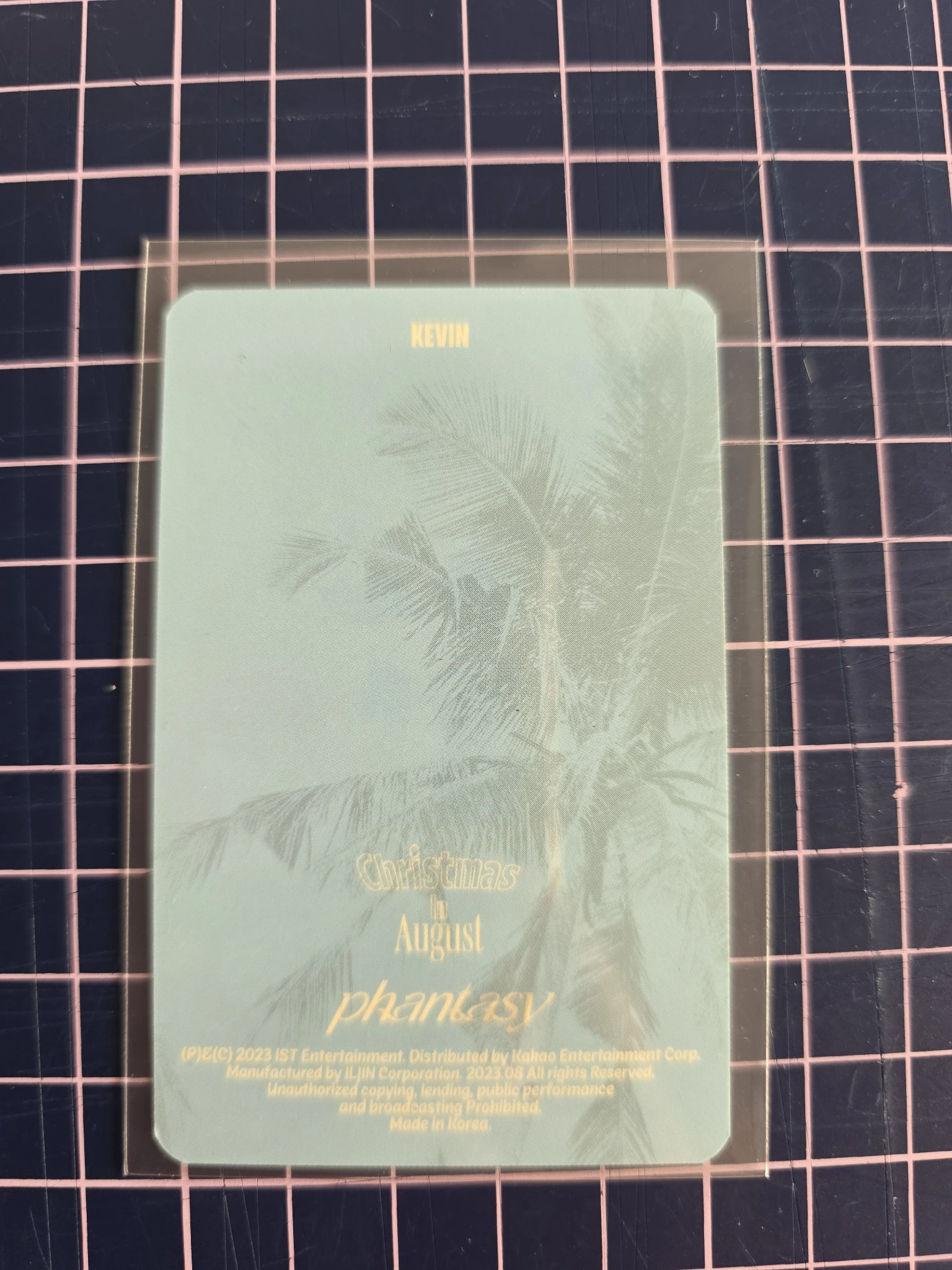 THE BOYZ Kevin THE BOYZ - Kevin - Phantasy Pt. 1: Christmas in August Album album photocard dvd version listing photo 2