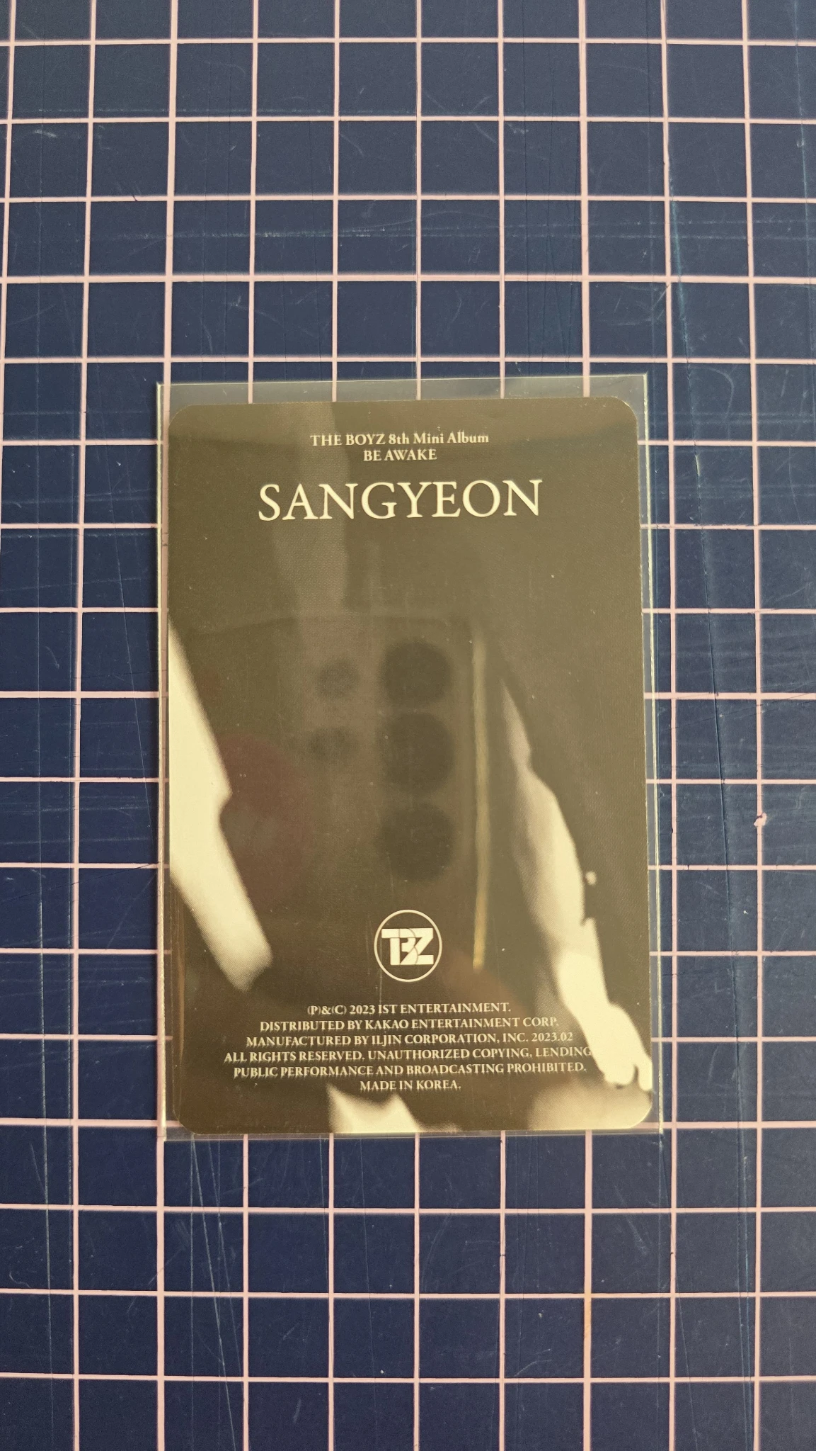 THE BOYZ Sangyeon THE BOYZ - Sangyeon - Be Awake Album album photocard reach version listing photo 2