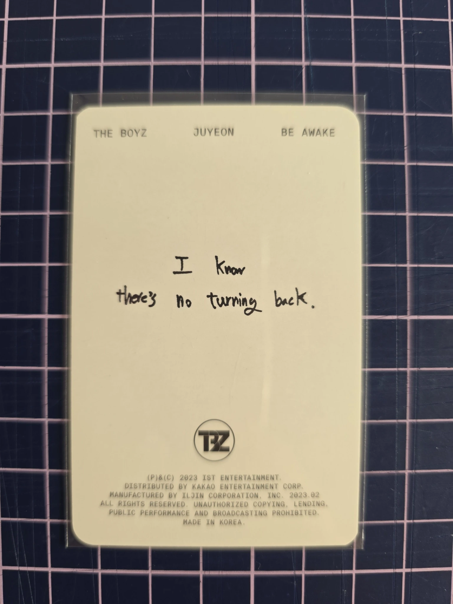 THE BOYZ Juyeon THE BOYZ - Juyeon - Be Awake Album album photocard listing photo 2
