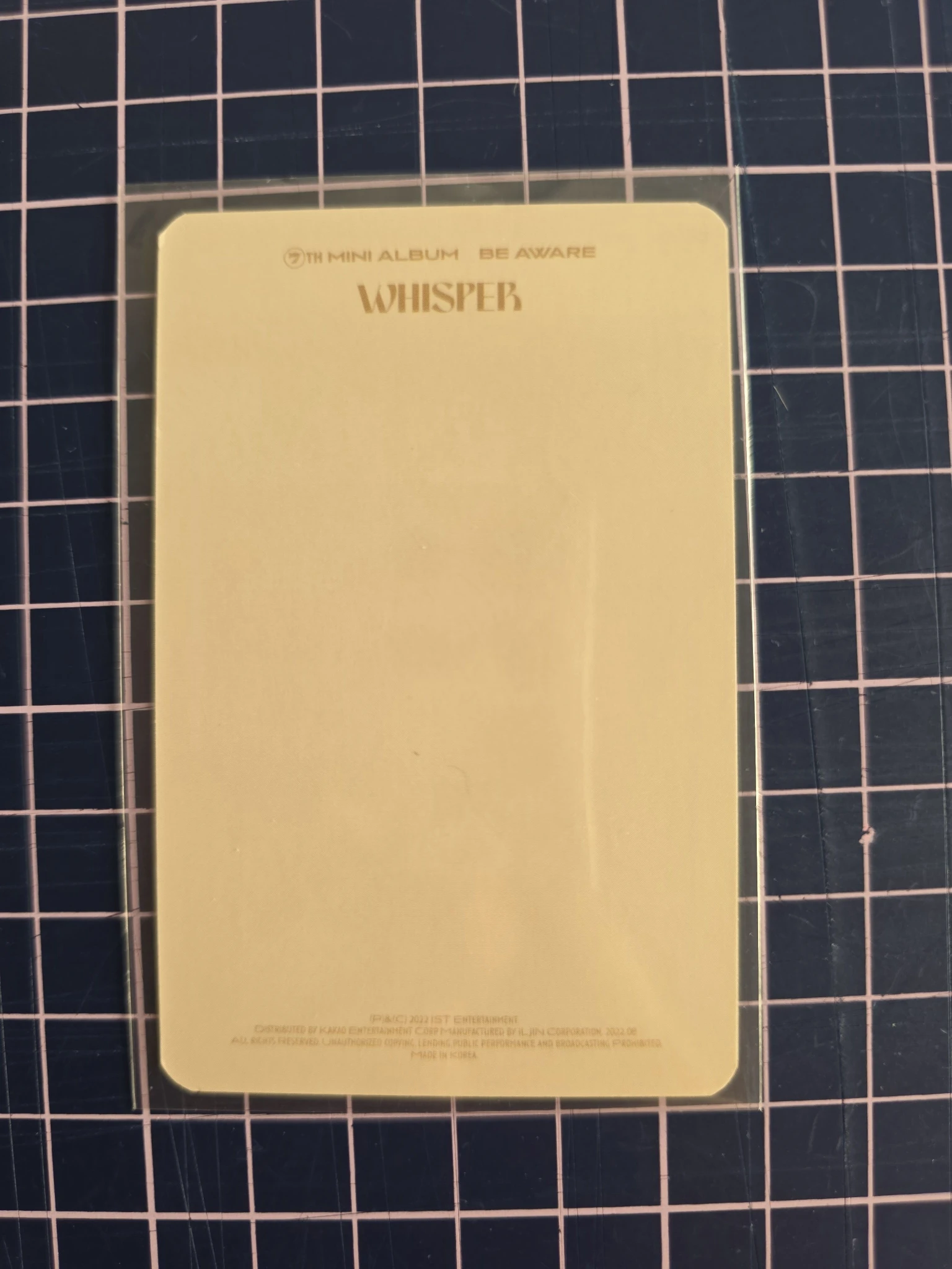 THE BOYZ Sunwoo THE BOYZ - Sunwoo - Be Aware Album album photocard denial version listing photo 2