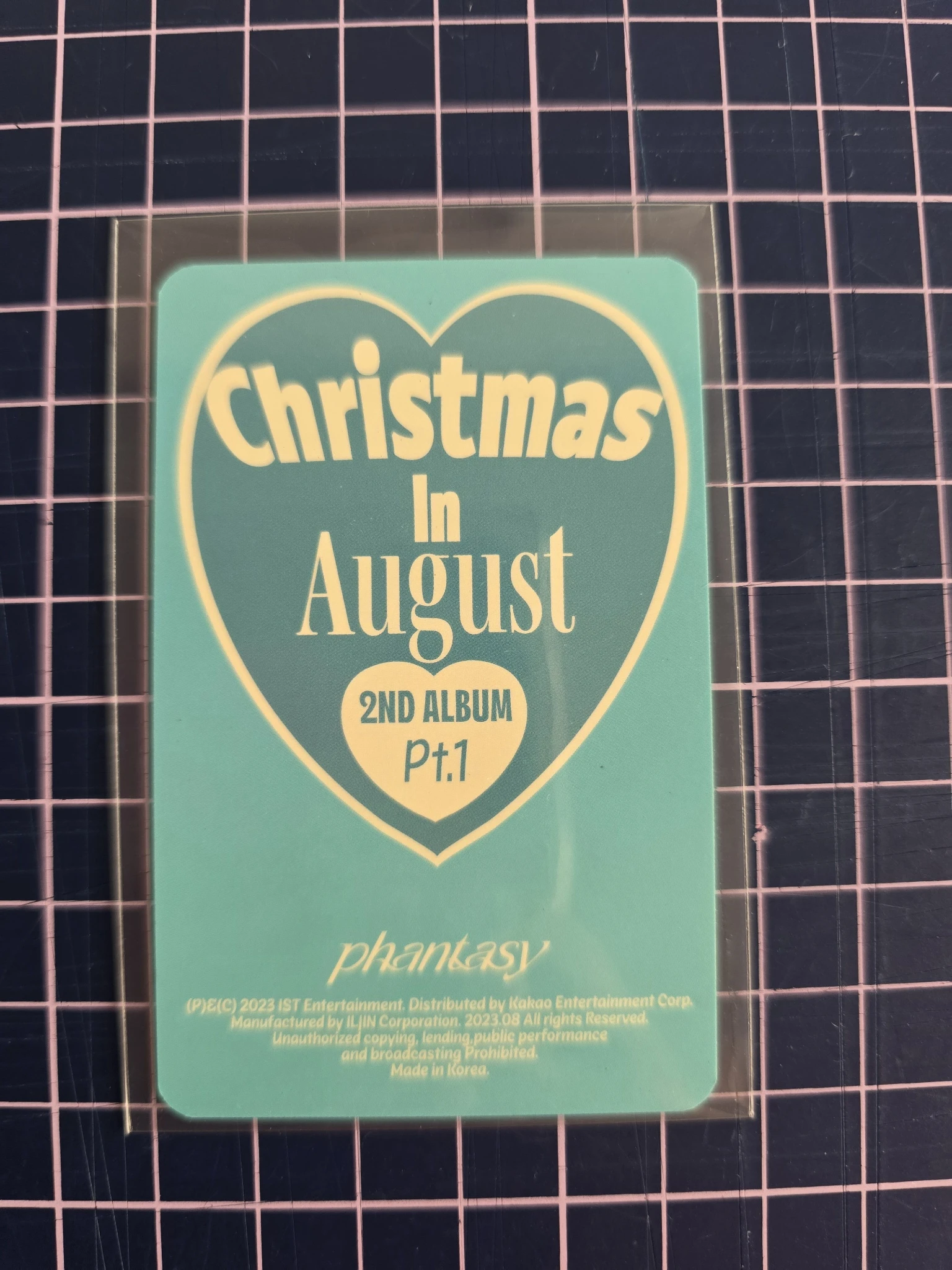THE BOYZ Q THE BOYZ - Q - Phantasy Pt. 1: Christmas in August Album album photocard present version listing photo 2