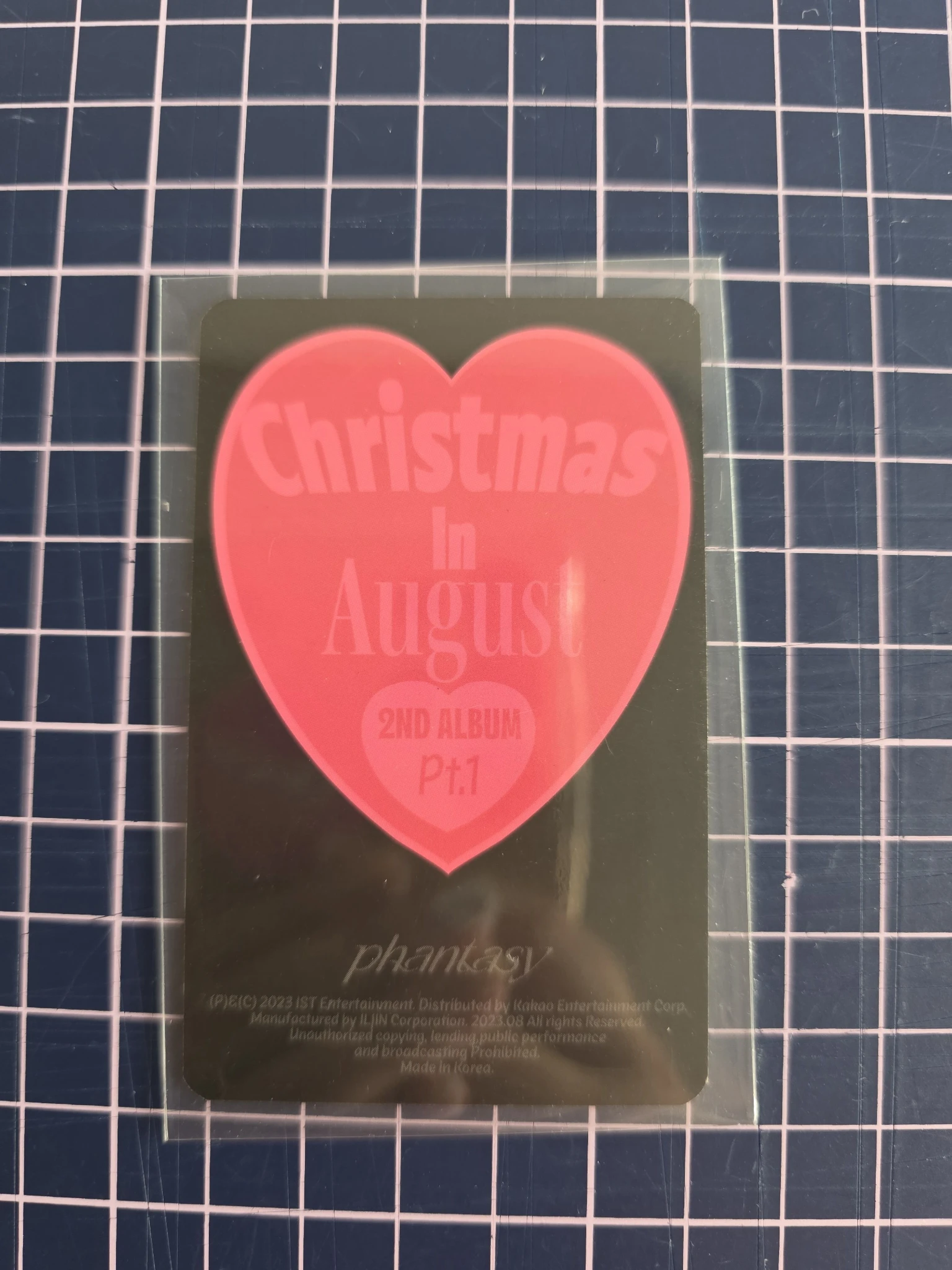 THE BOYZ Hyunjae THE BOYZ - Hyunjae - Phantasy Pt. 1: Christmas in August Album holiday version album photocard listing photo 2