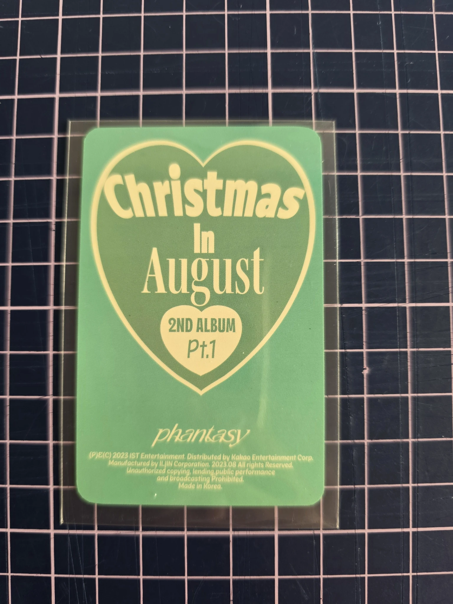 THE BOYZ Haknyeon THE BOYZ - Haknyeon - Phantasy Pt. 1: Christmas in August Album album photocard present version listing photo 2